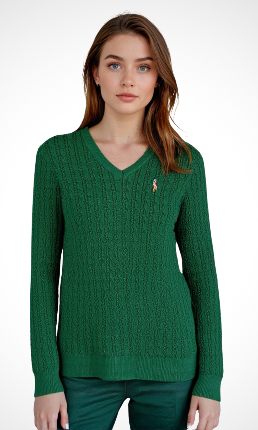 Women Knit Jumper (Green)