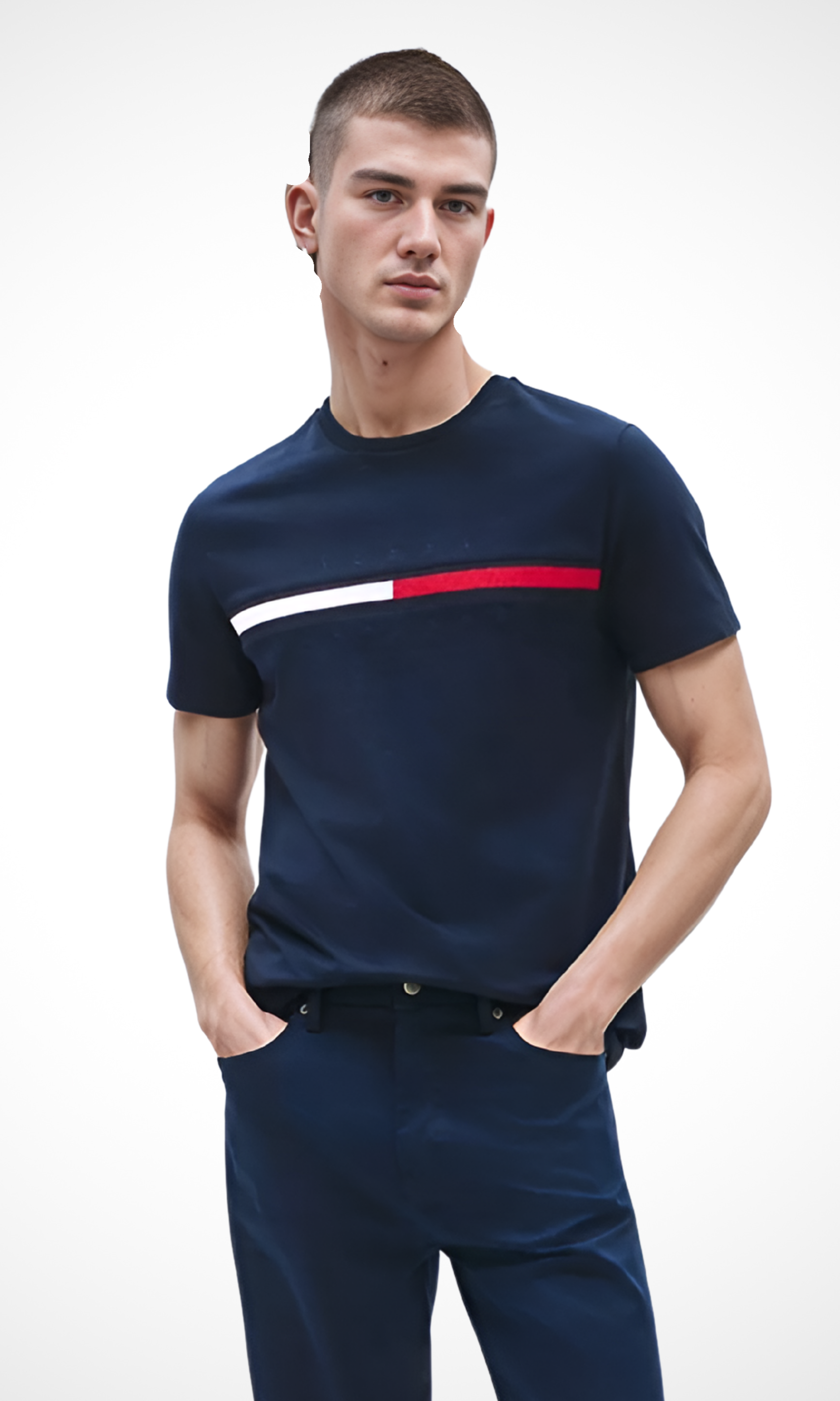 Original Men Graphic Printed T-Shirt (Dark Blue)