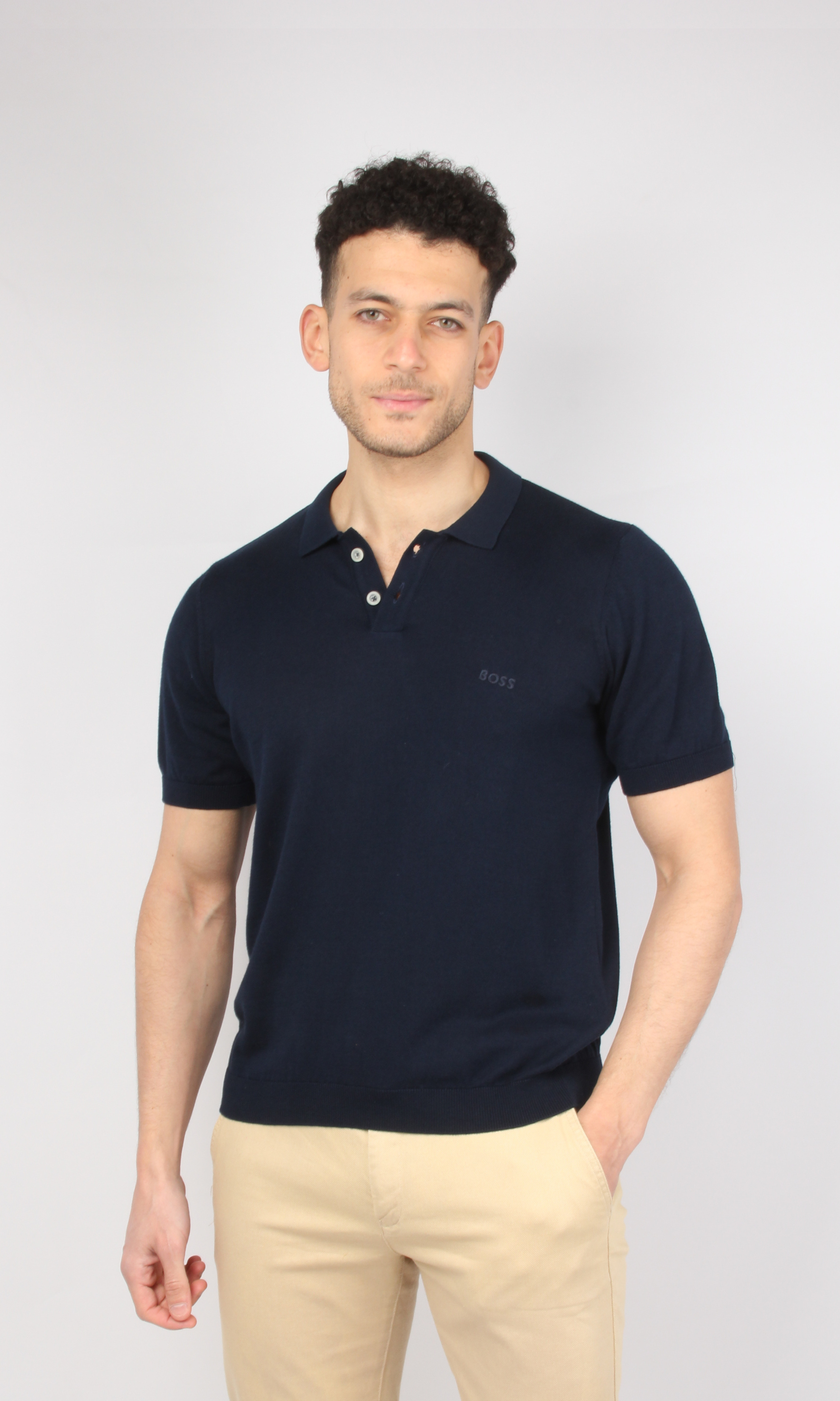 Men knit polo Shirt