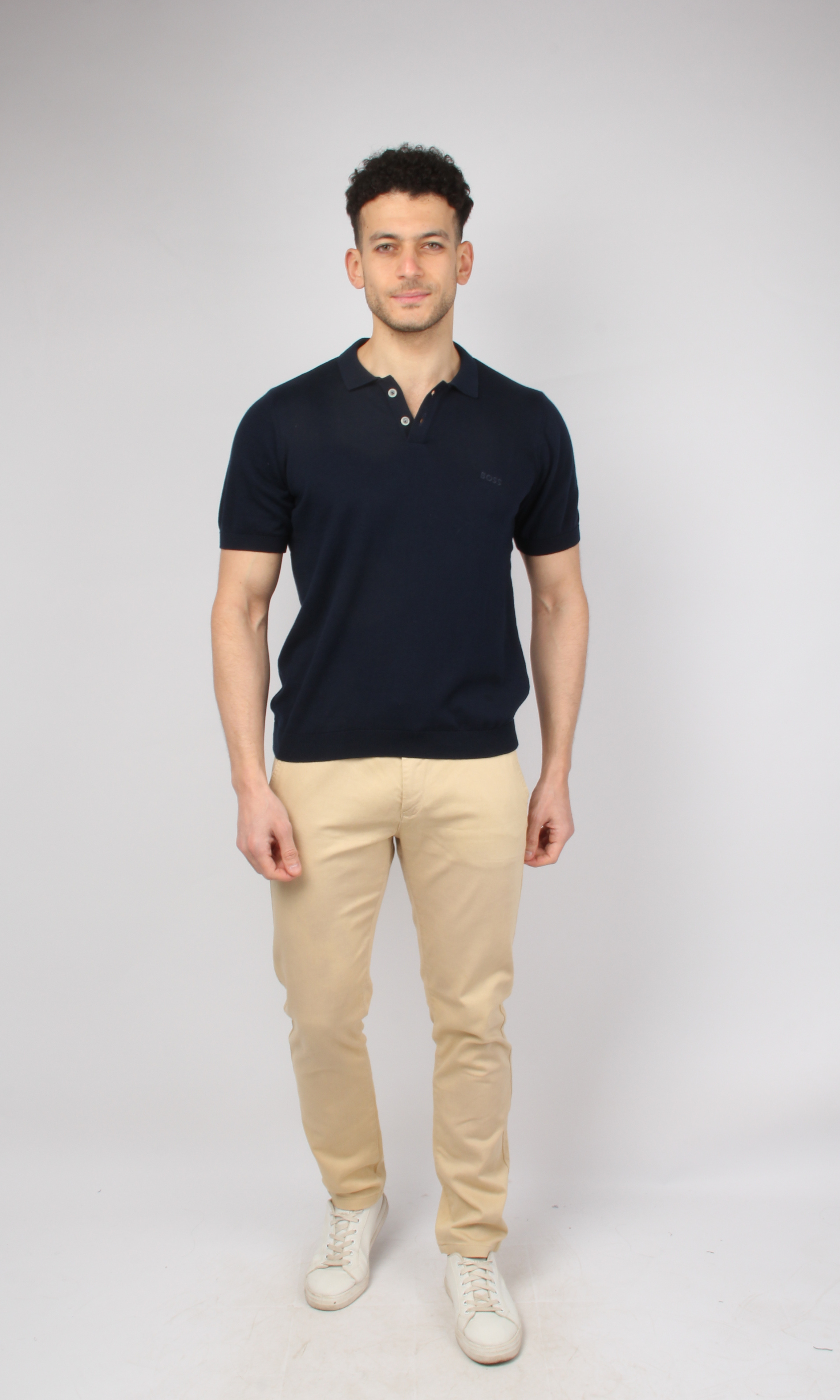 Men knit polo Shirt