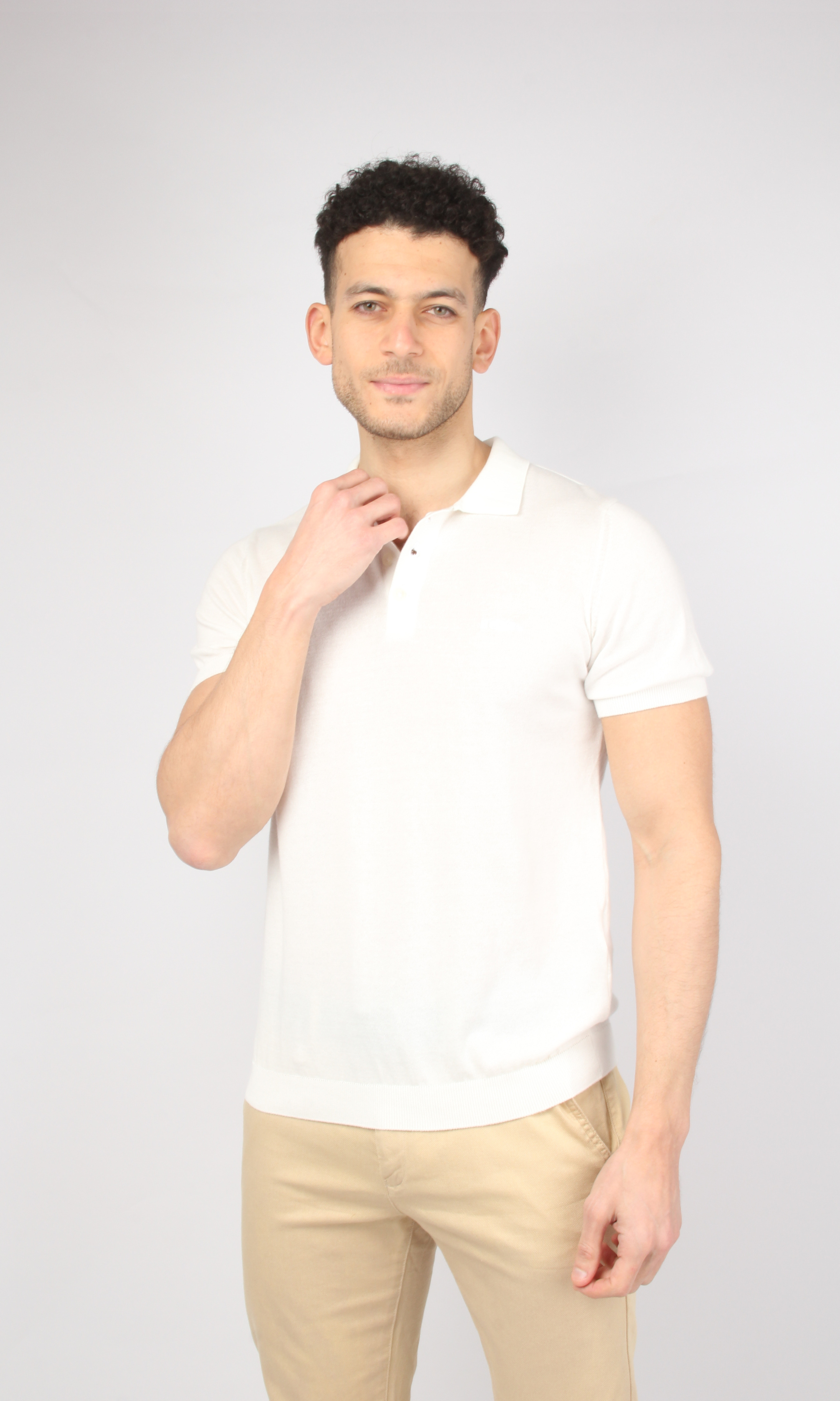 Men knit polo Shirt