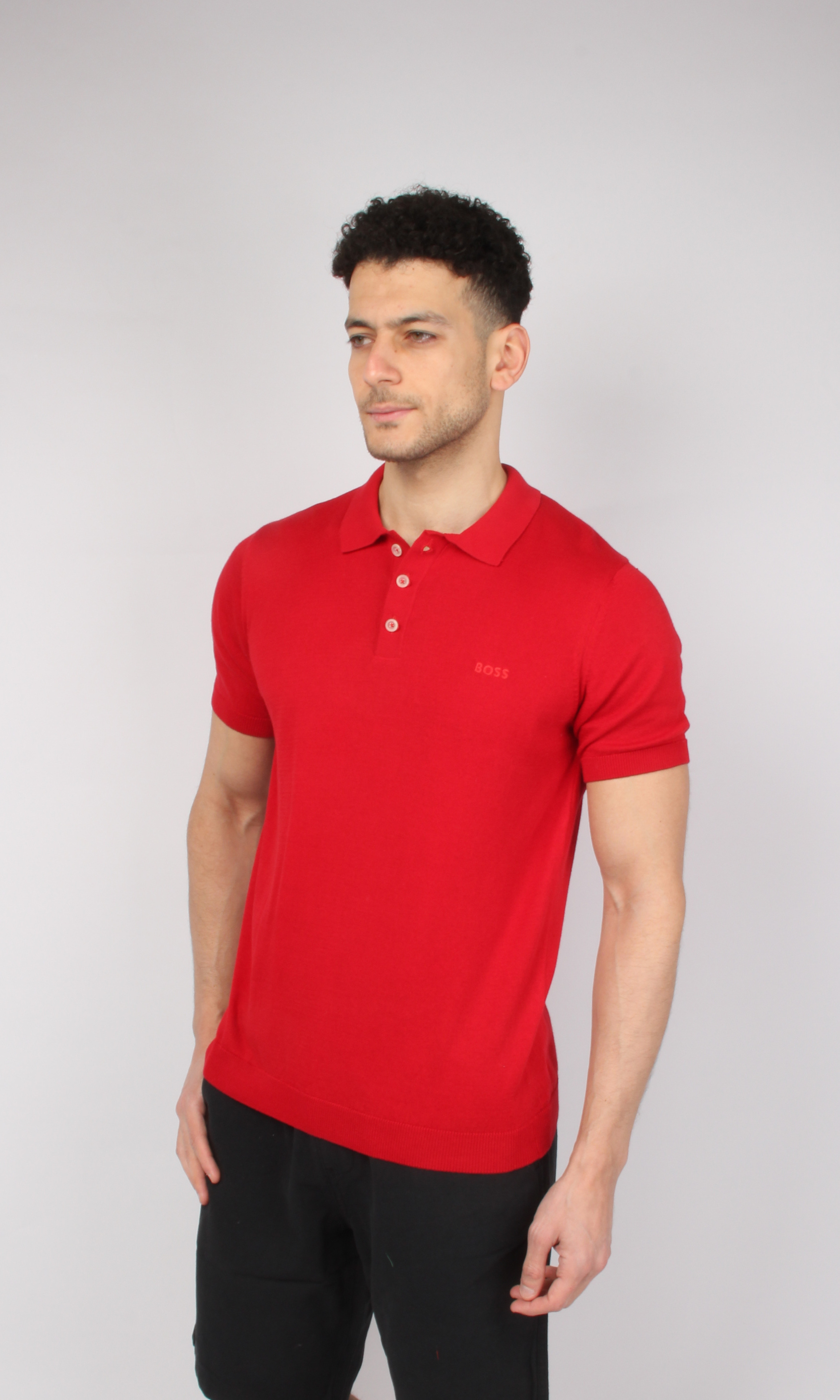 Men knit polo Shirt