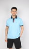 Original Men Polo T-Shirt - Collar Flag (Baby Blue)