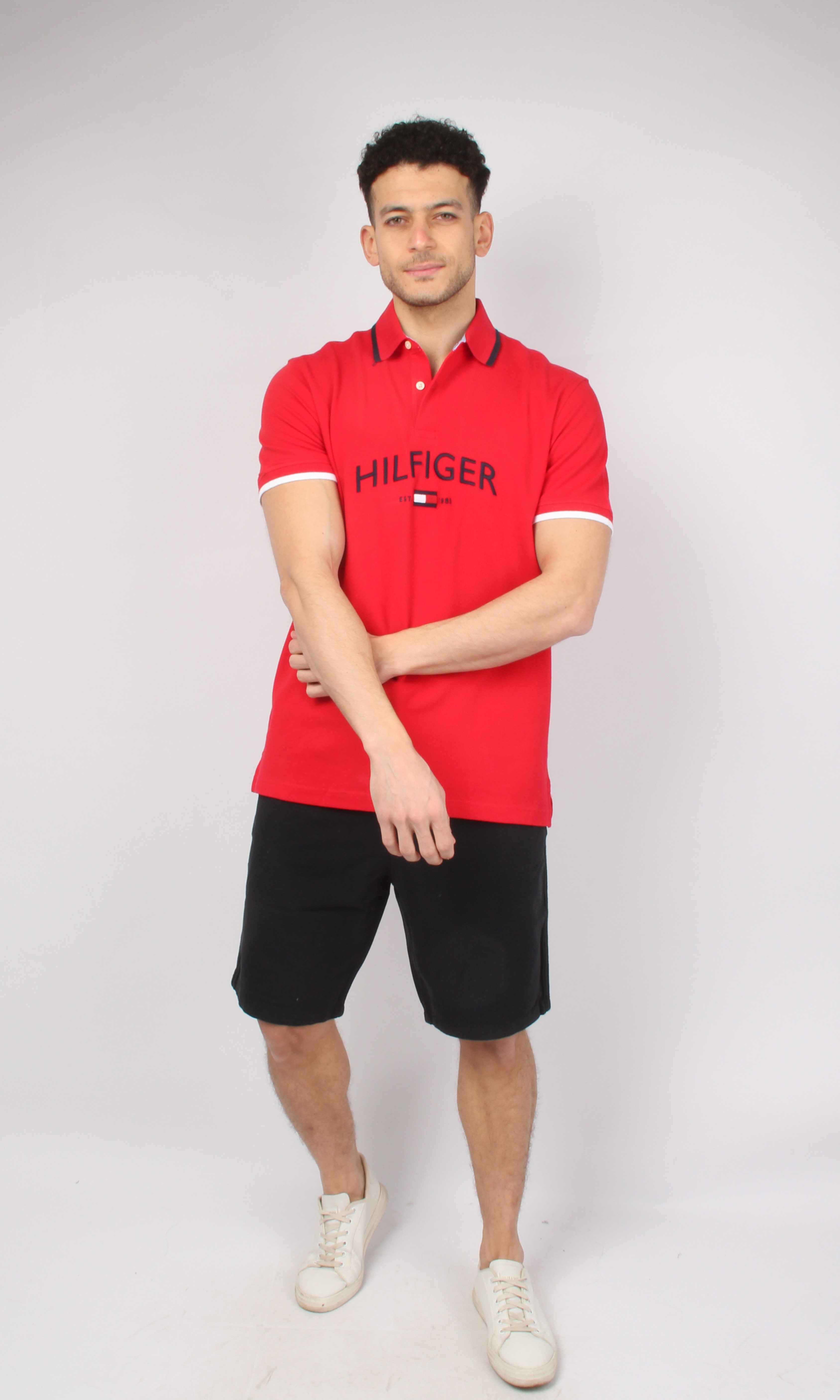 Original Men Polo T-Shirt HILFIGER (Red)