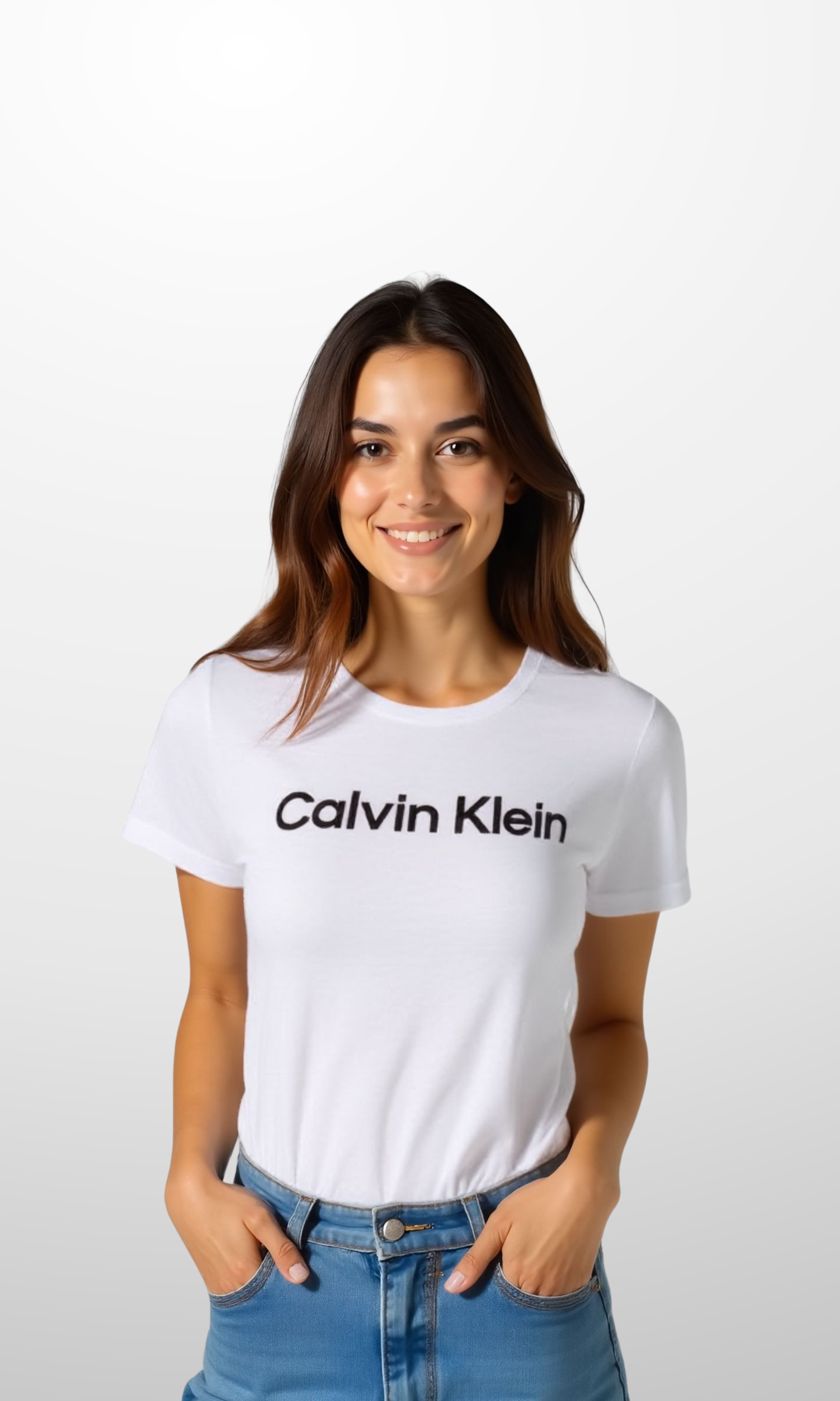 Women Comfort Cotton T Shirt (White)