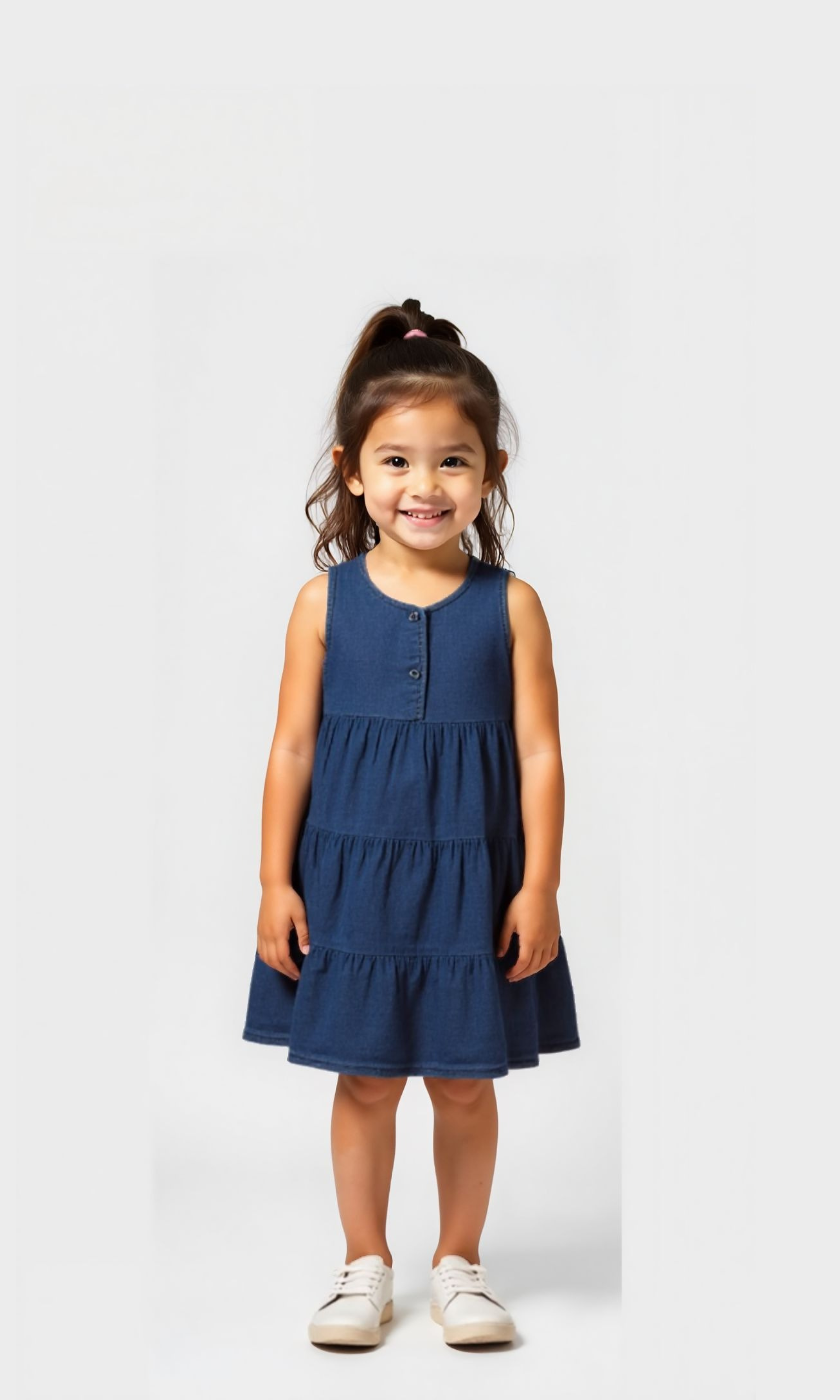 Girls Curves Denim Dress (Jeans)