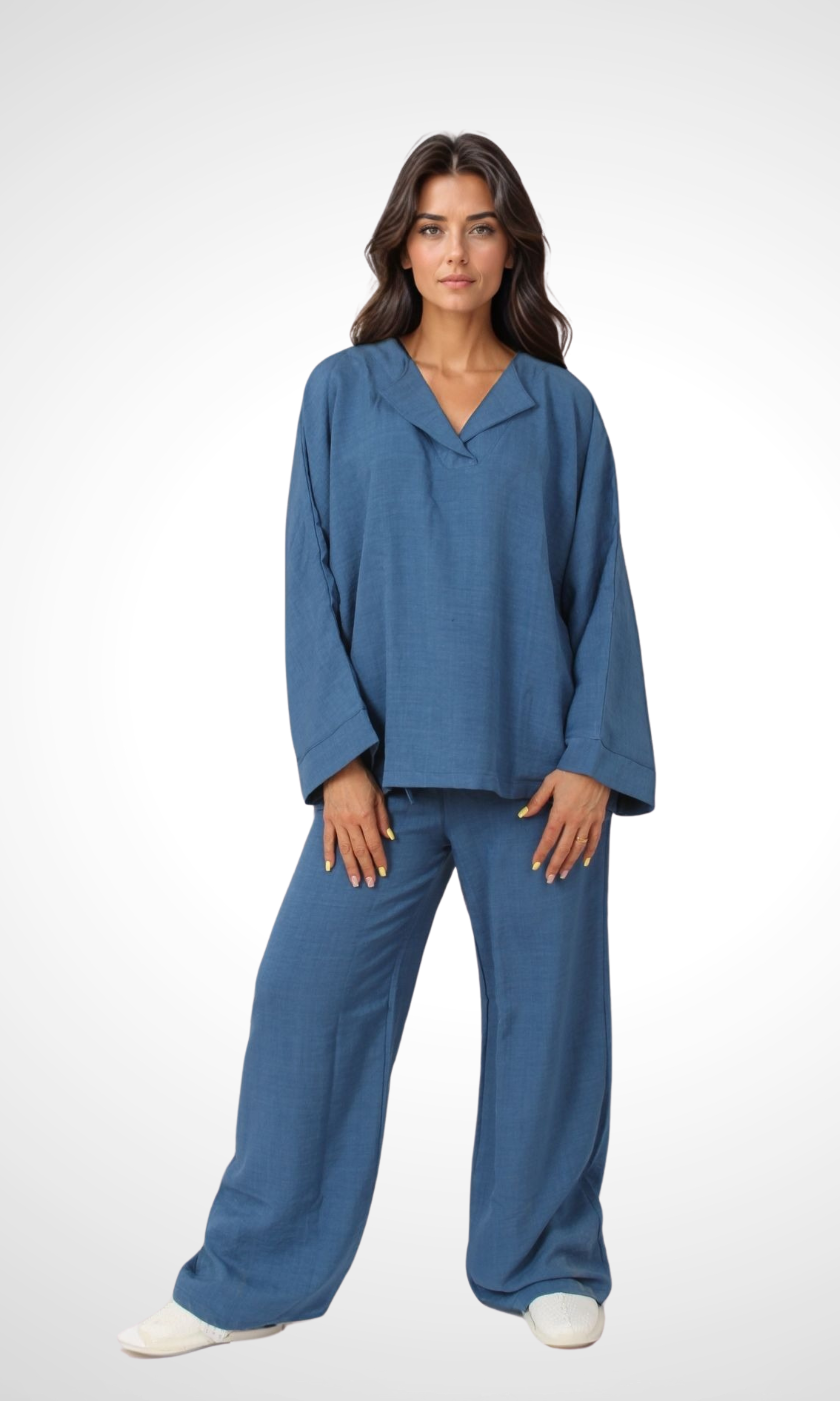Women Summer Woman Set Comfortable (Petrol)
