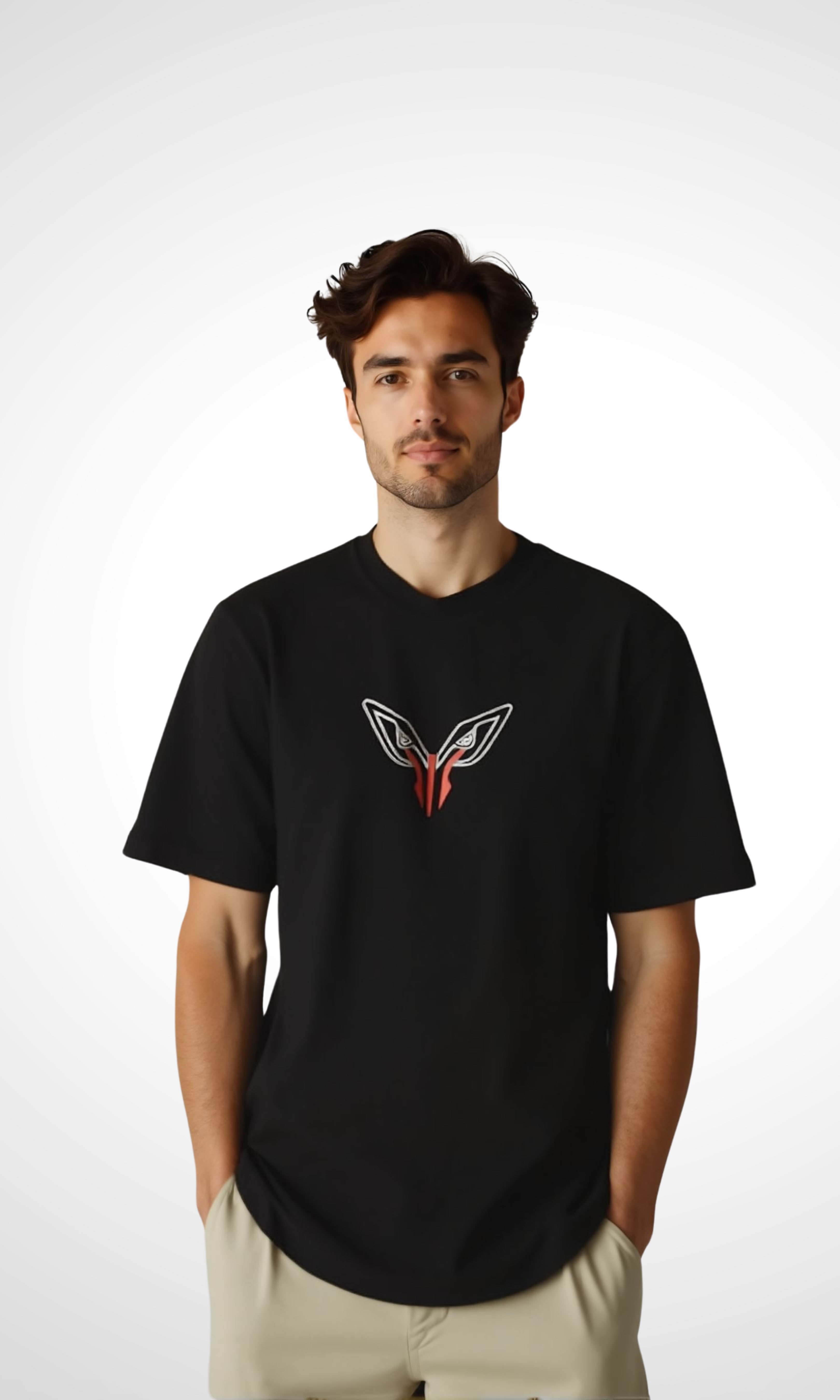 Men TOGO Cotton T-Shirt (Black)