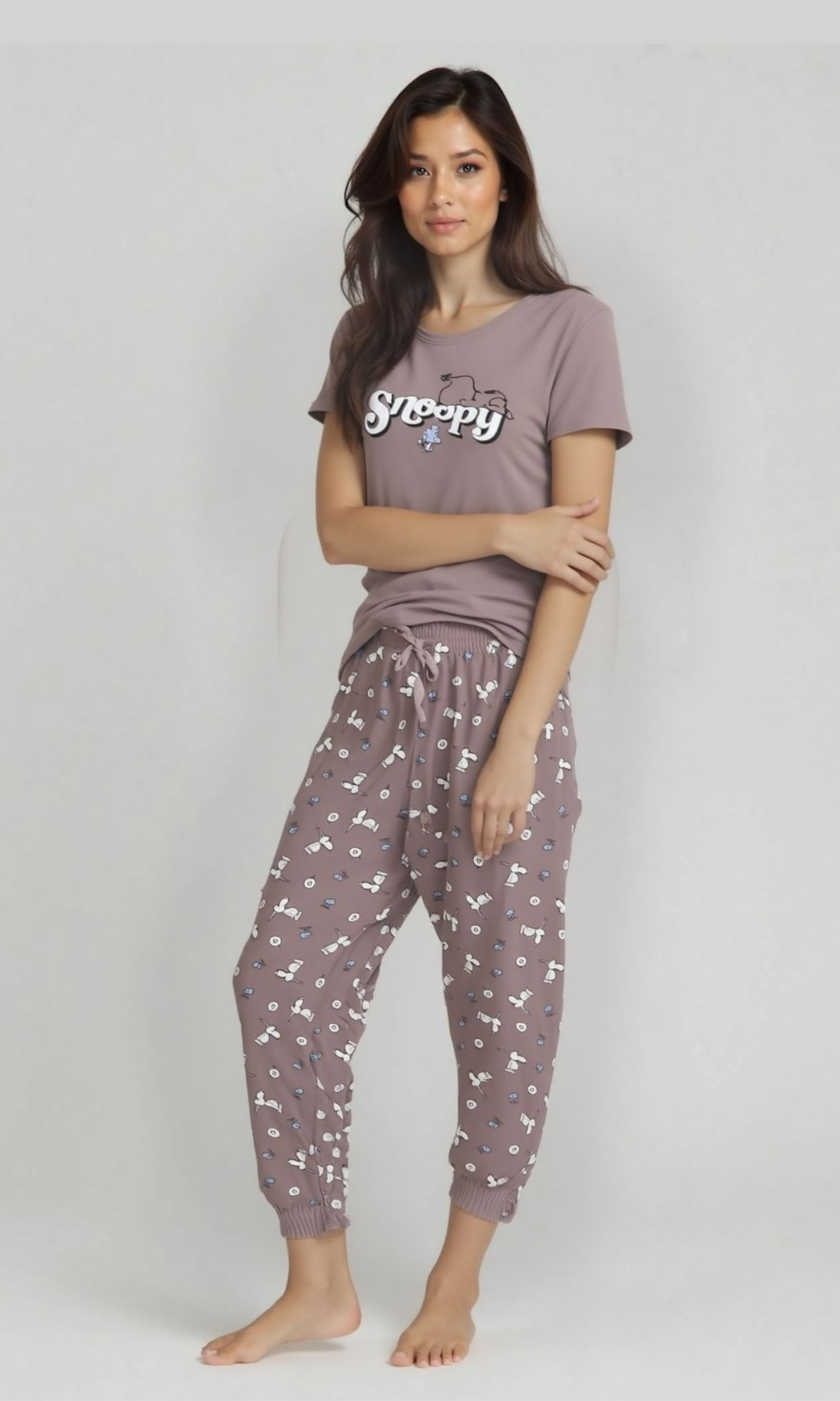 Women Snoopy Pajama Pants (Kashmir)