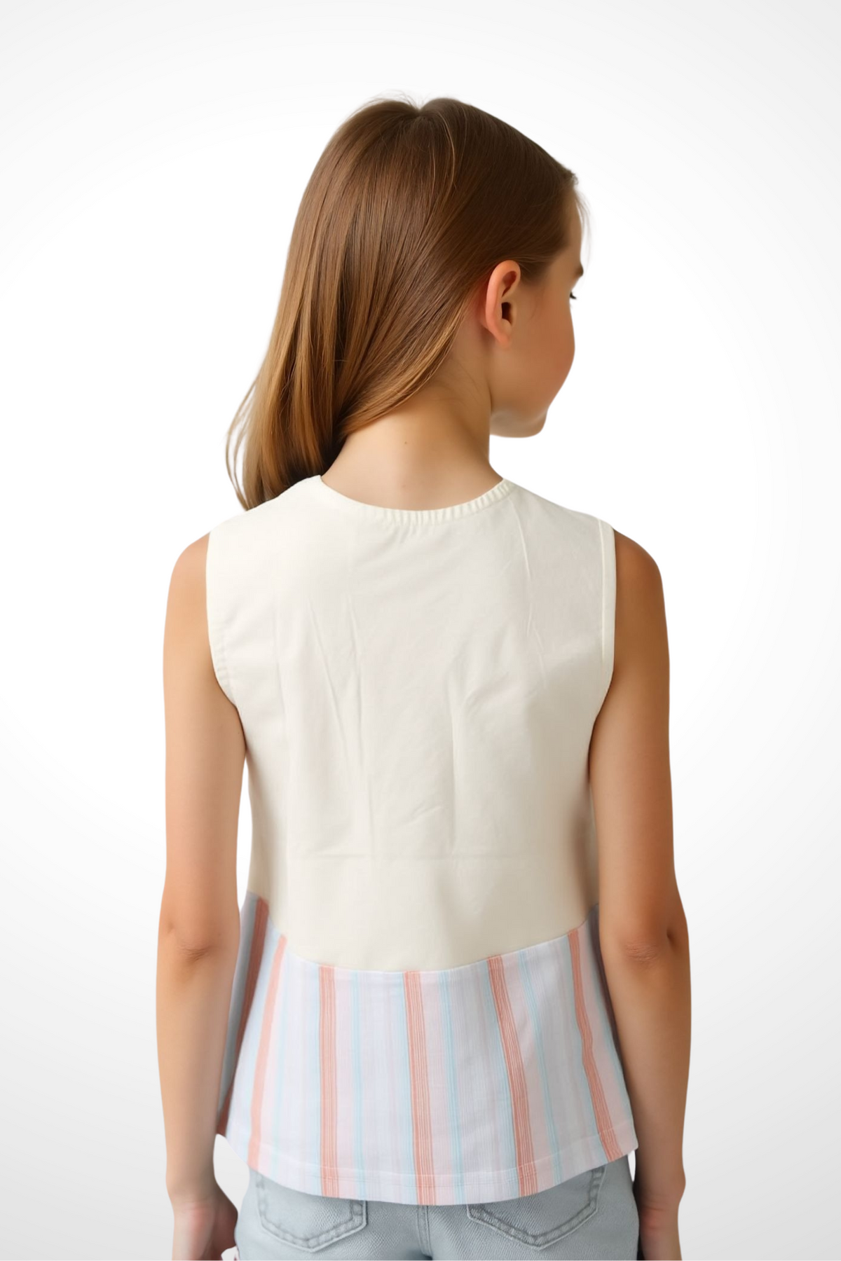 Kids Blouse Tricot (Beige)