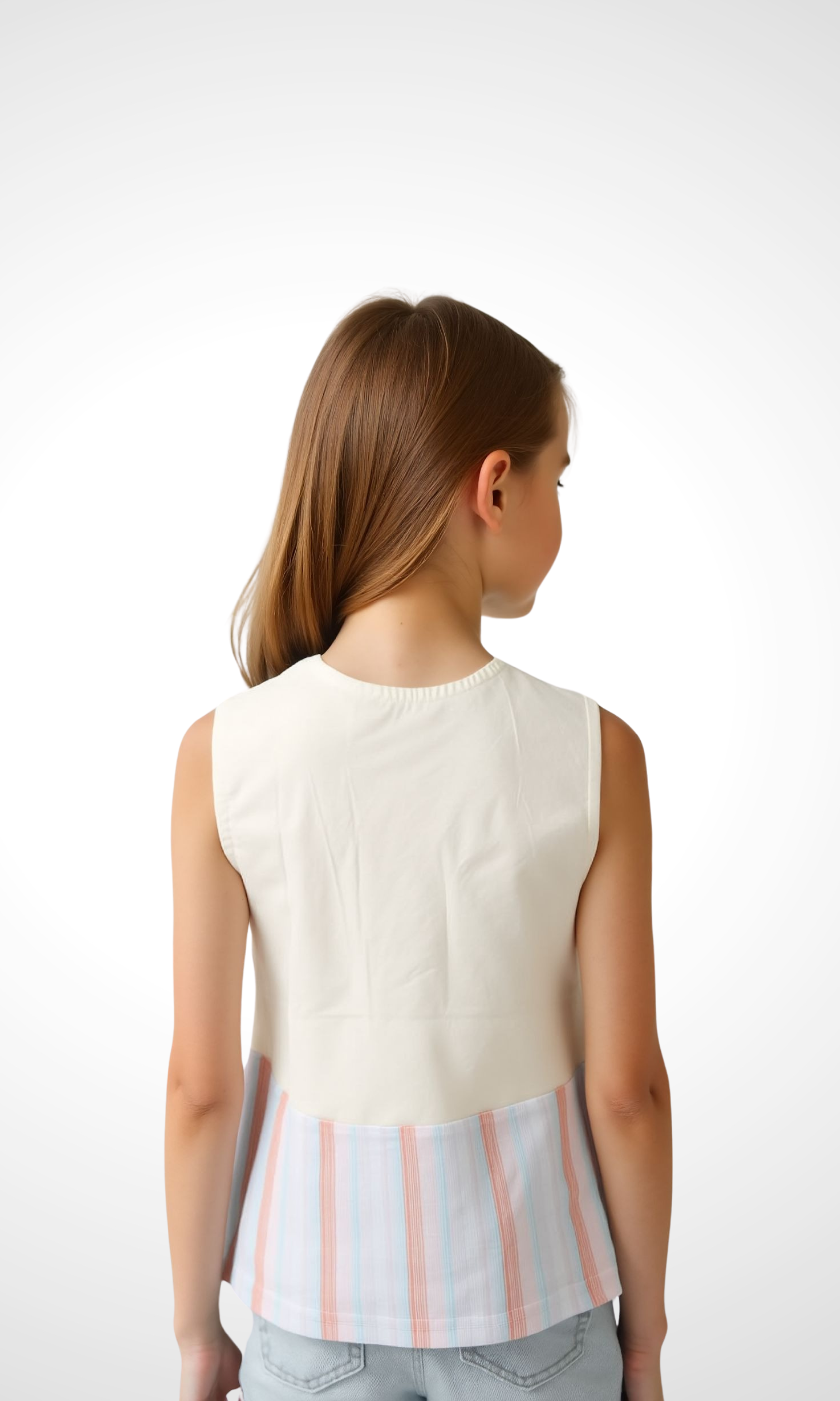 Kids Blouse Tricot (Beige)