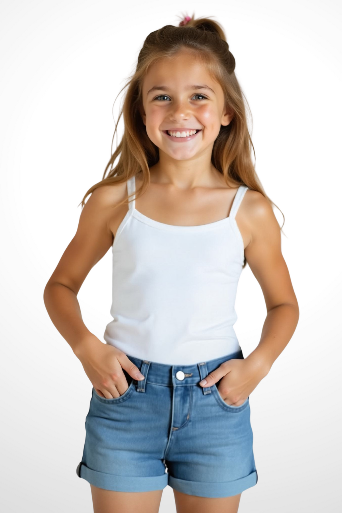 Kids Denim Solid Color (Blue Jeans)