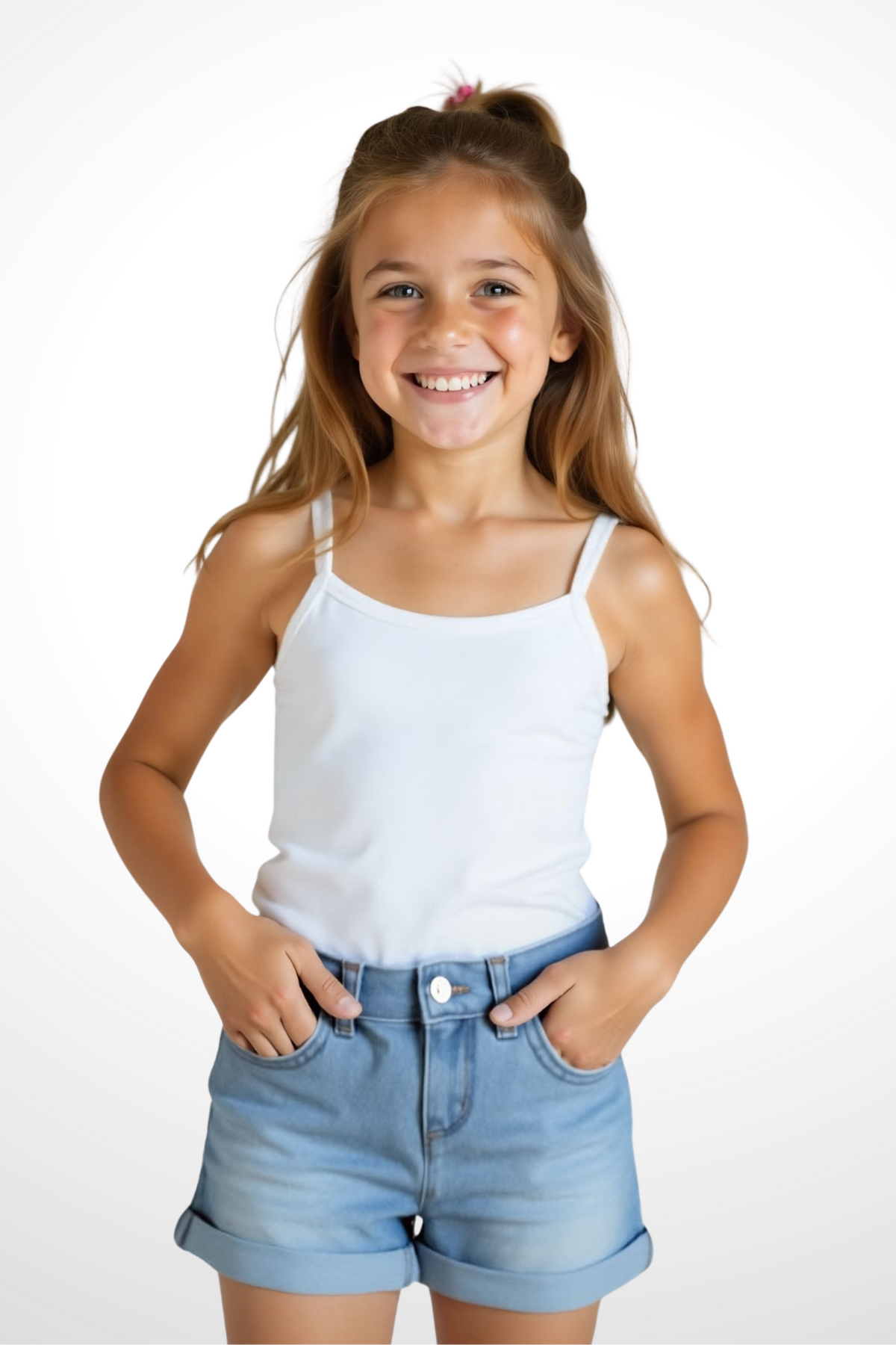 Kids Denim Solid Color (Baby Blue)