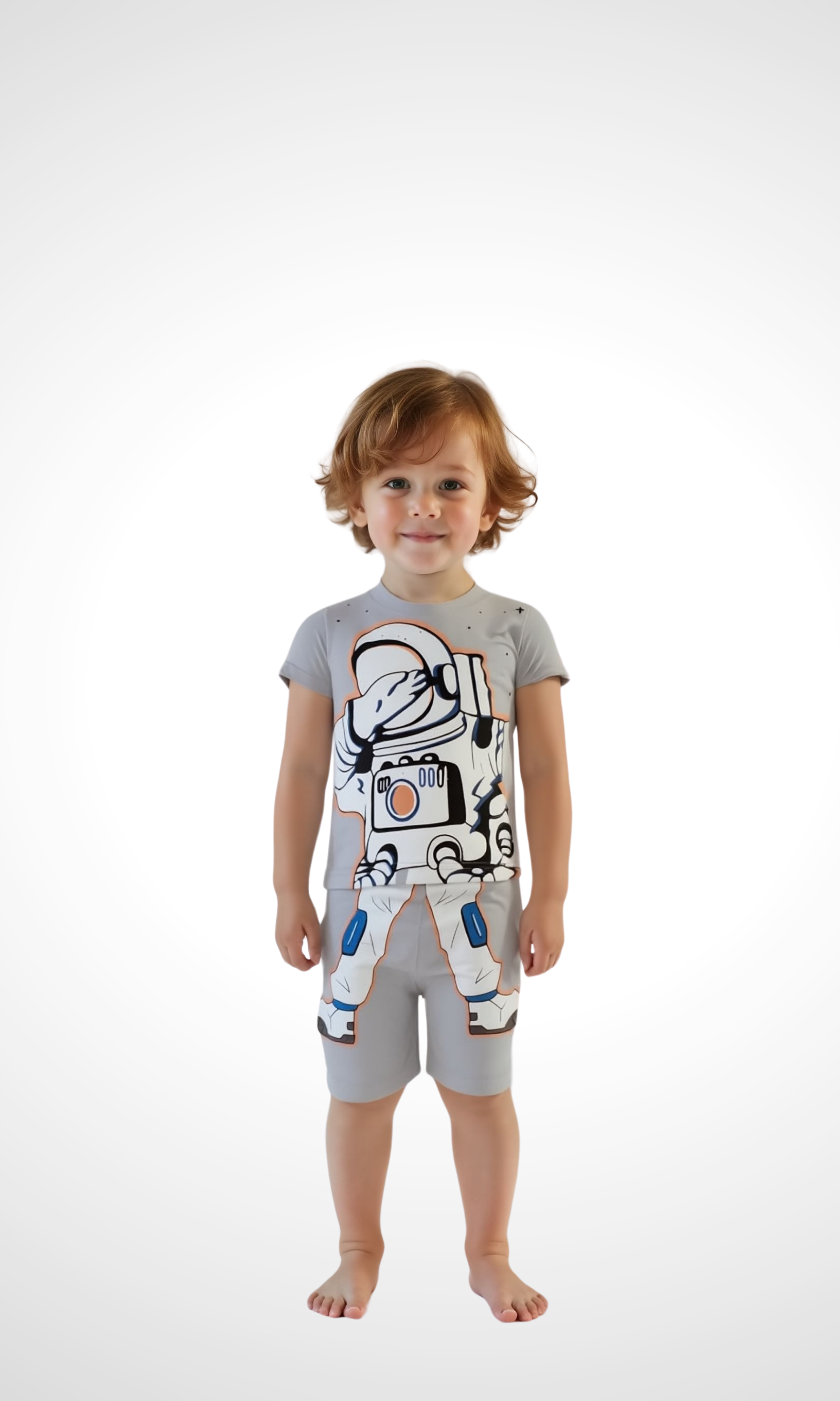 Kids Astronaut Boys Set (Grey)