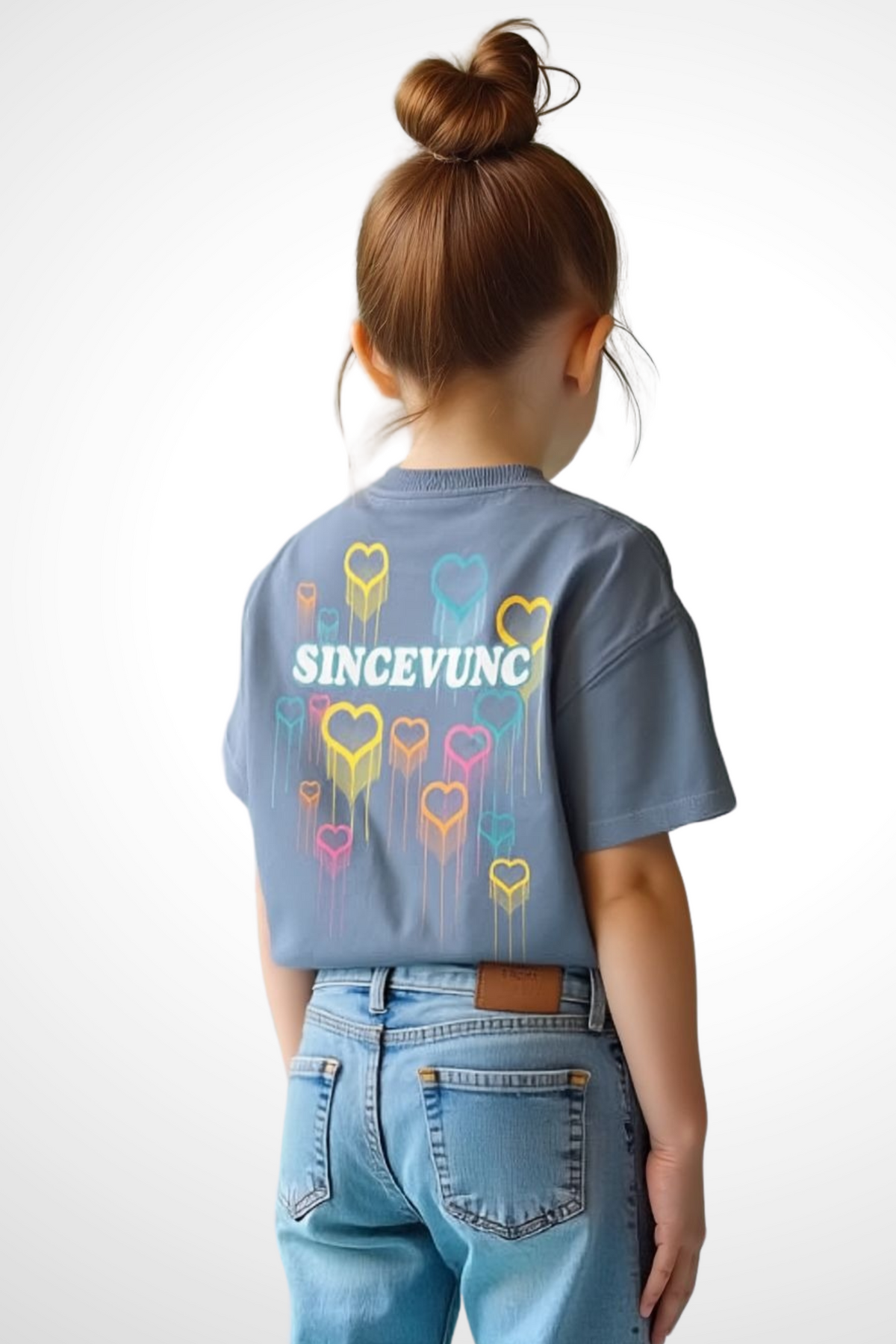 Kids Crew Neck T-Shirt SINCEVUNC (Blue)