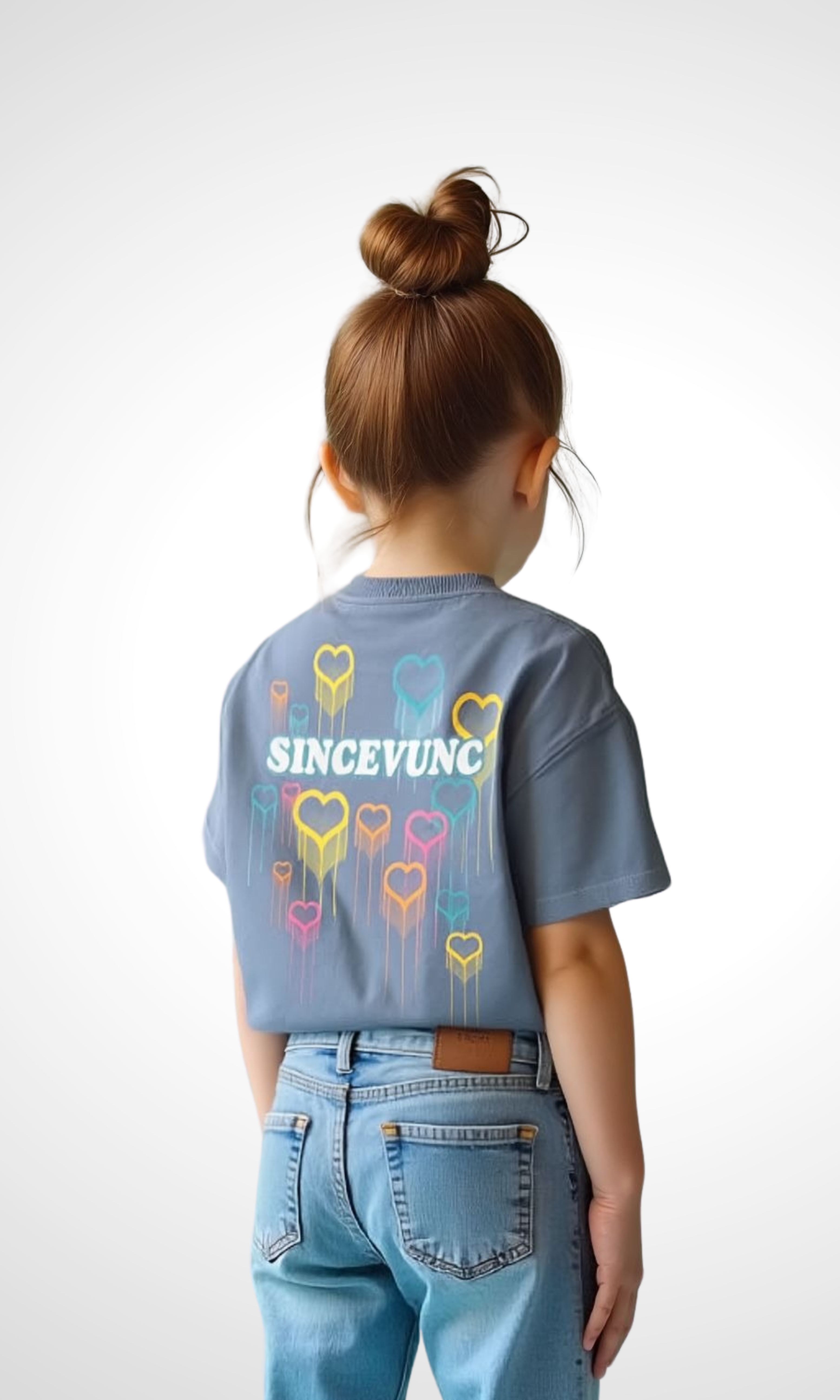 Kids Crew Neck T-Shirt SINCEVUNC (Blue)