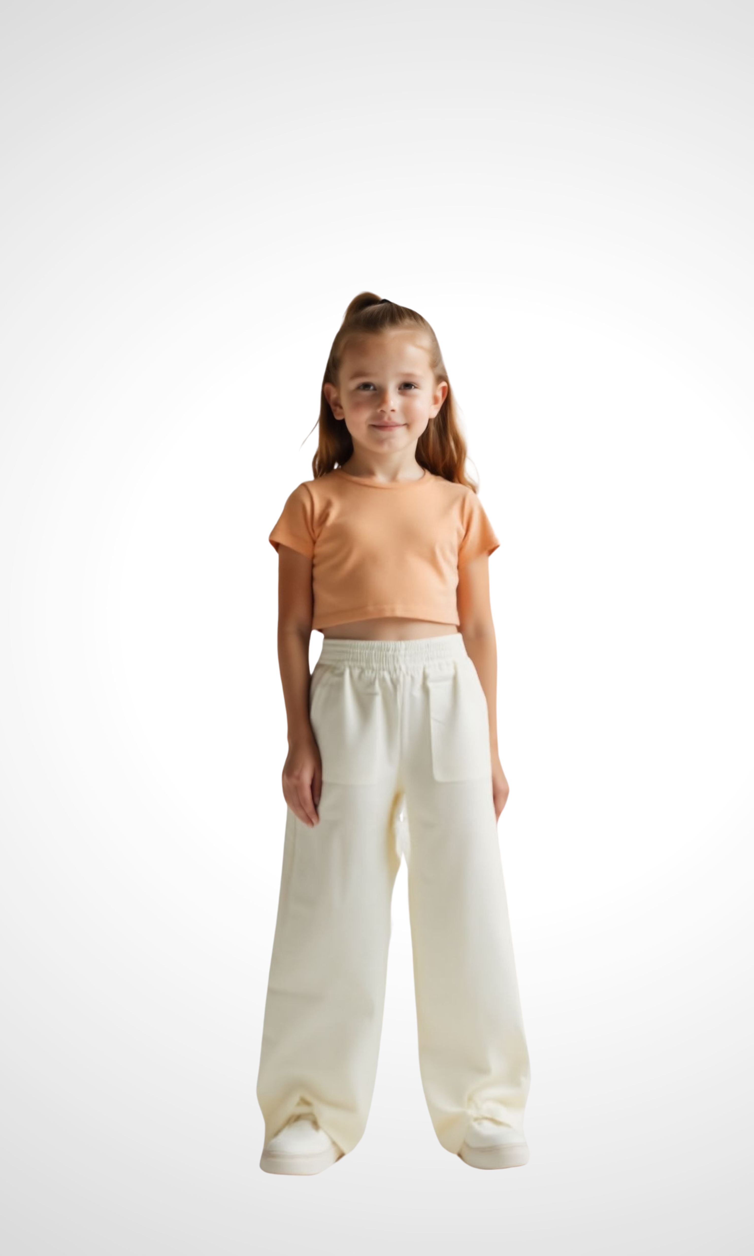 Kids Linen Trousers For Girls