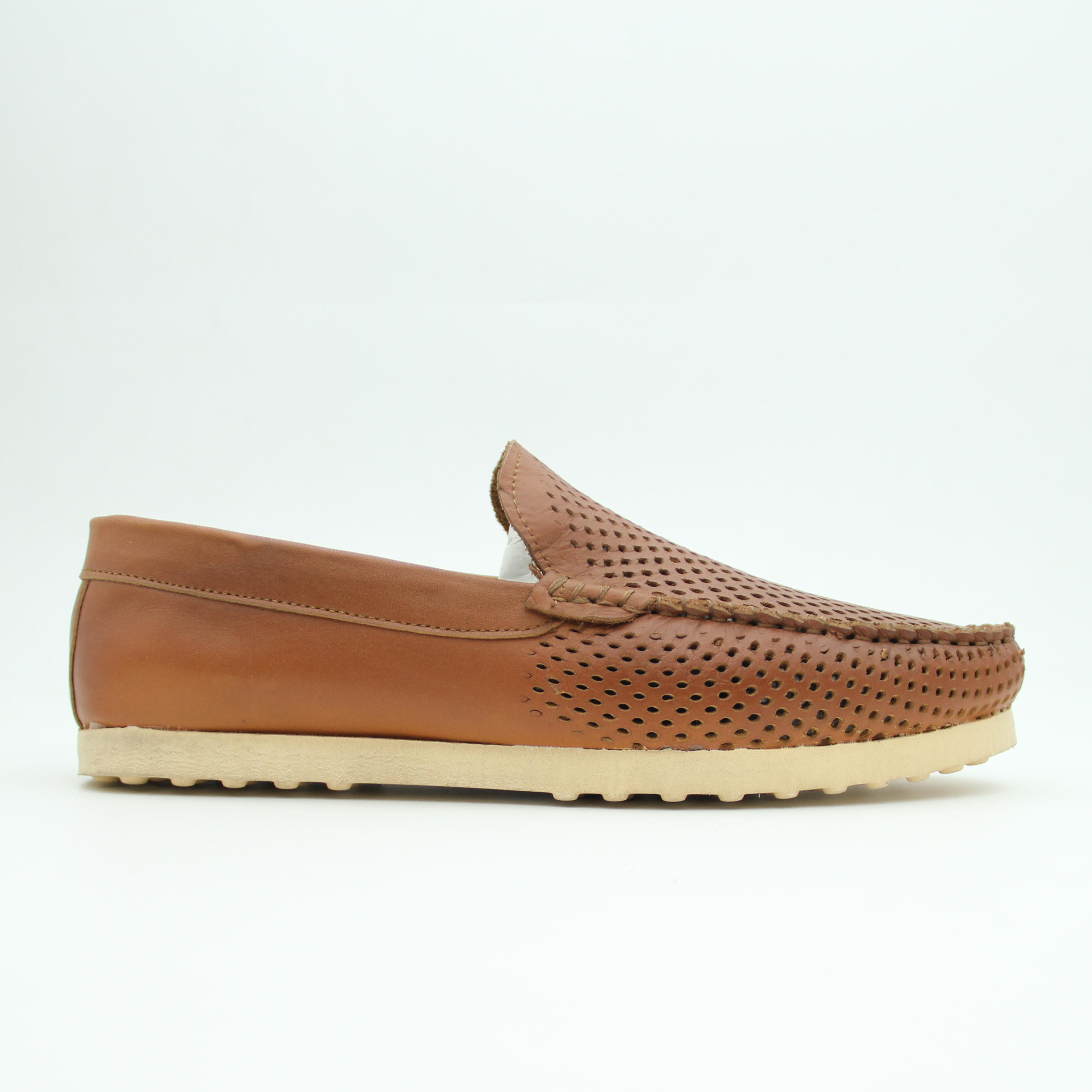 Men Loafer Shoes Leather Flat (Havan)