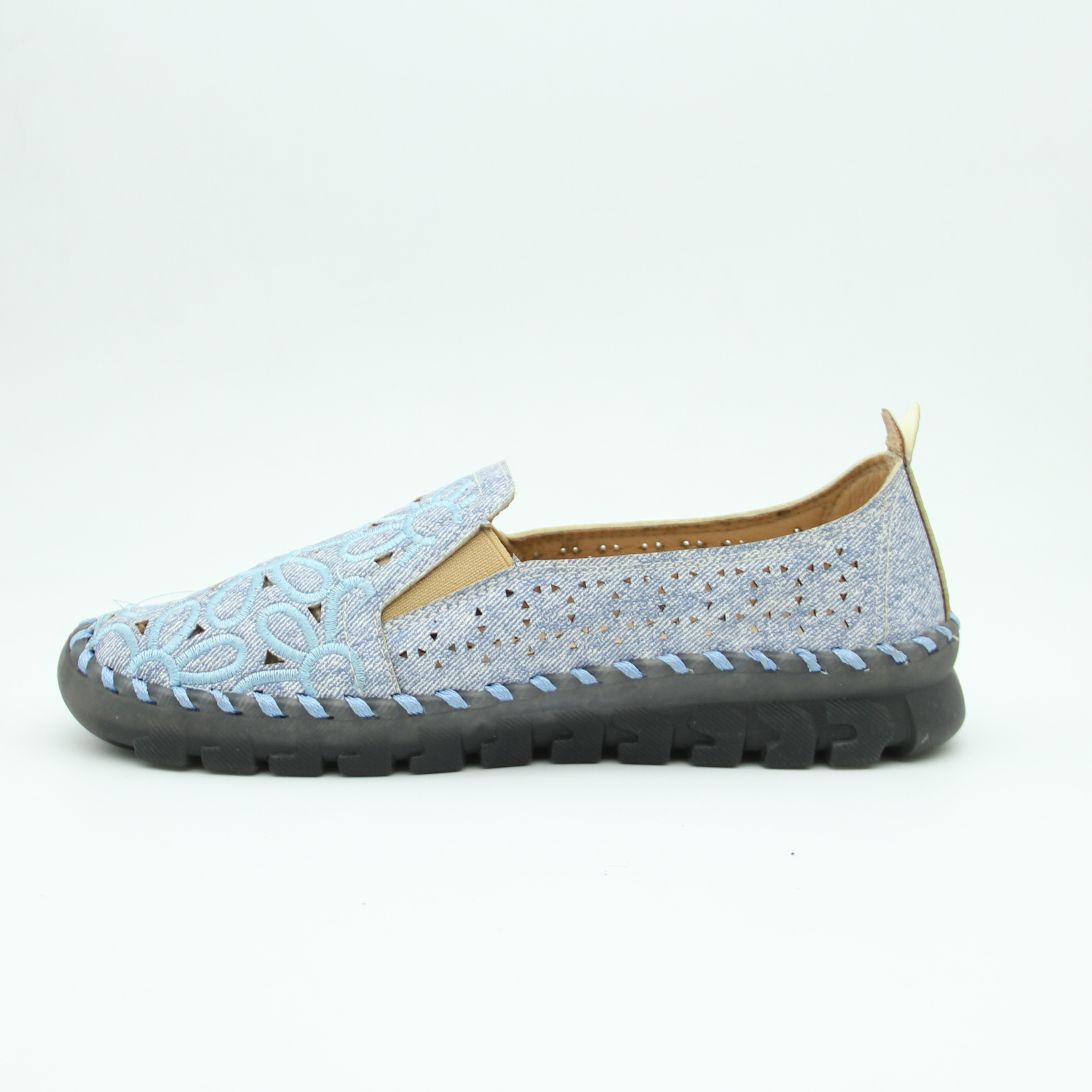 Women Spring Step Flowerflow slip-on (Blue)