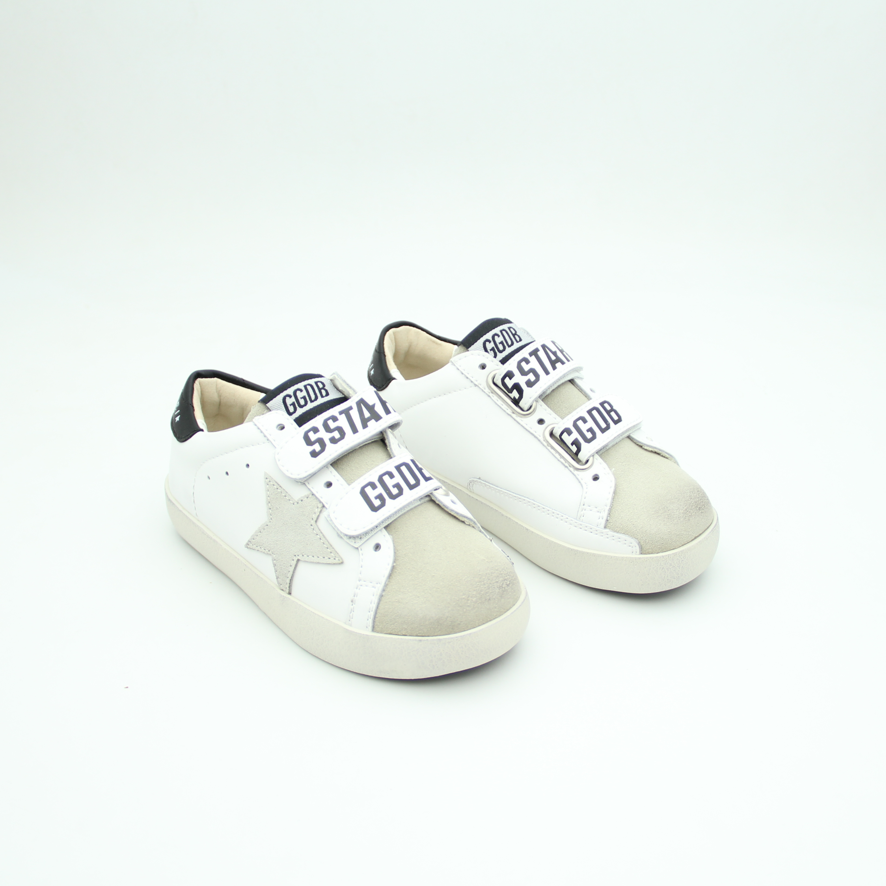 Kids Golden Goose Super Star (White*Grey Star)