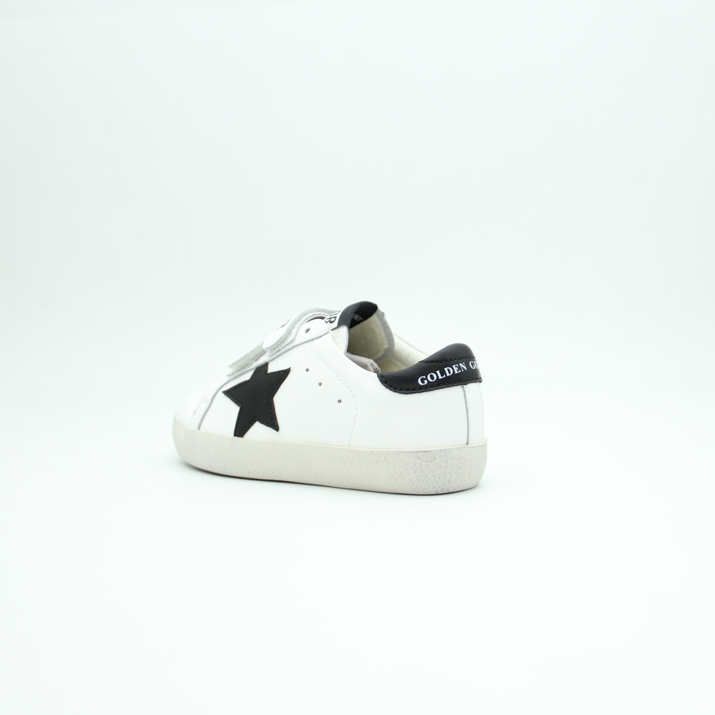 Kids Golden Goose Super Star (White*Black Star)