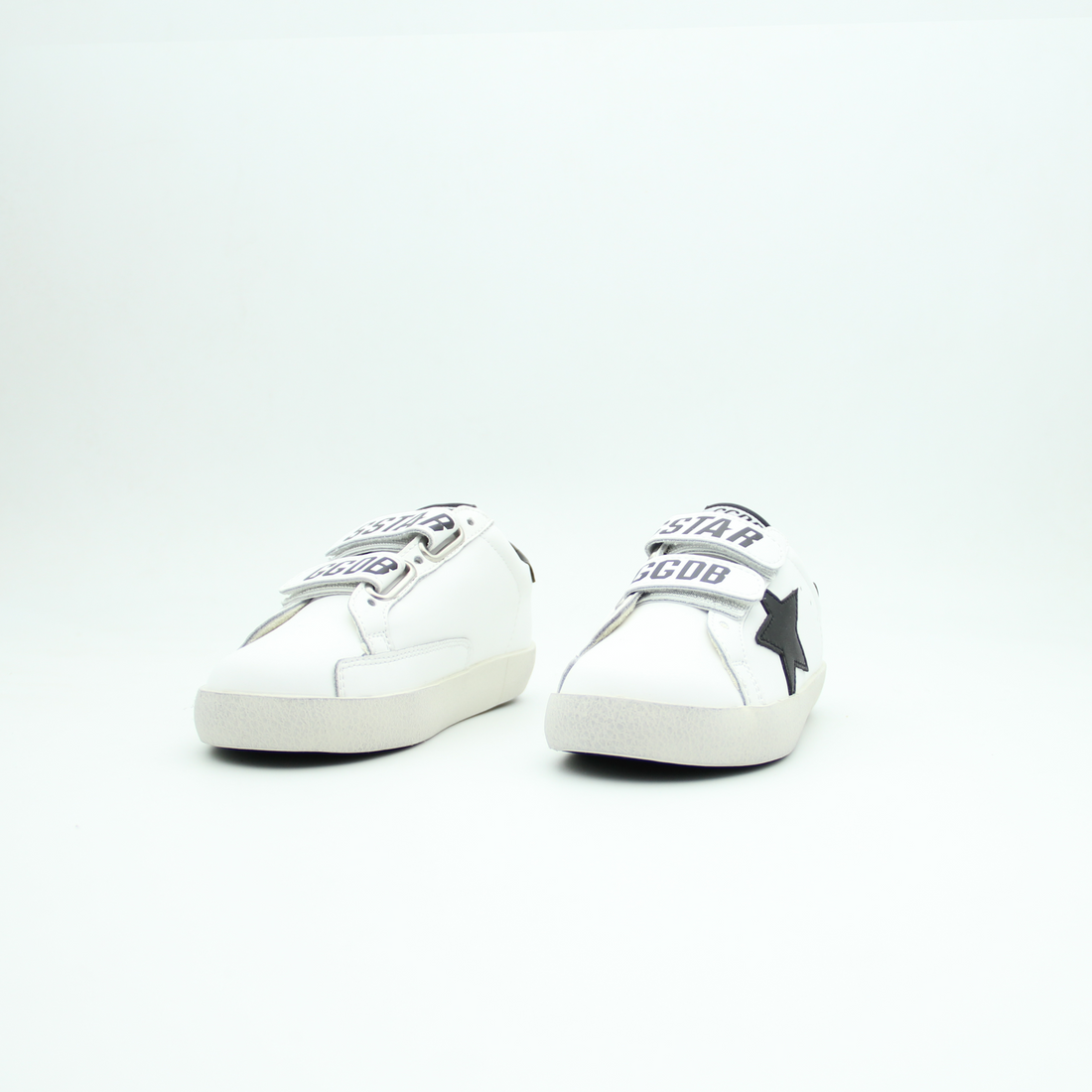 Kids Golden Goose Super Star (White*Black Star)