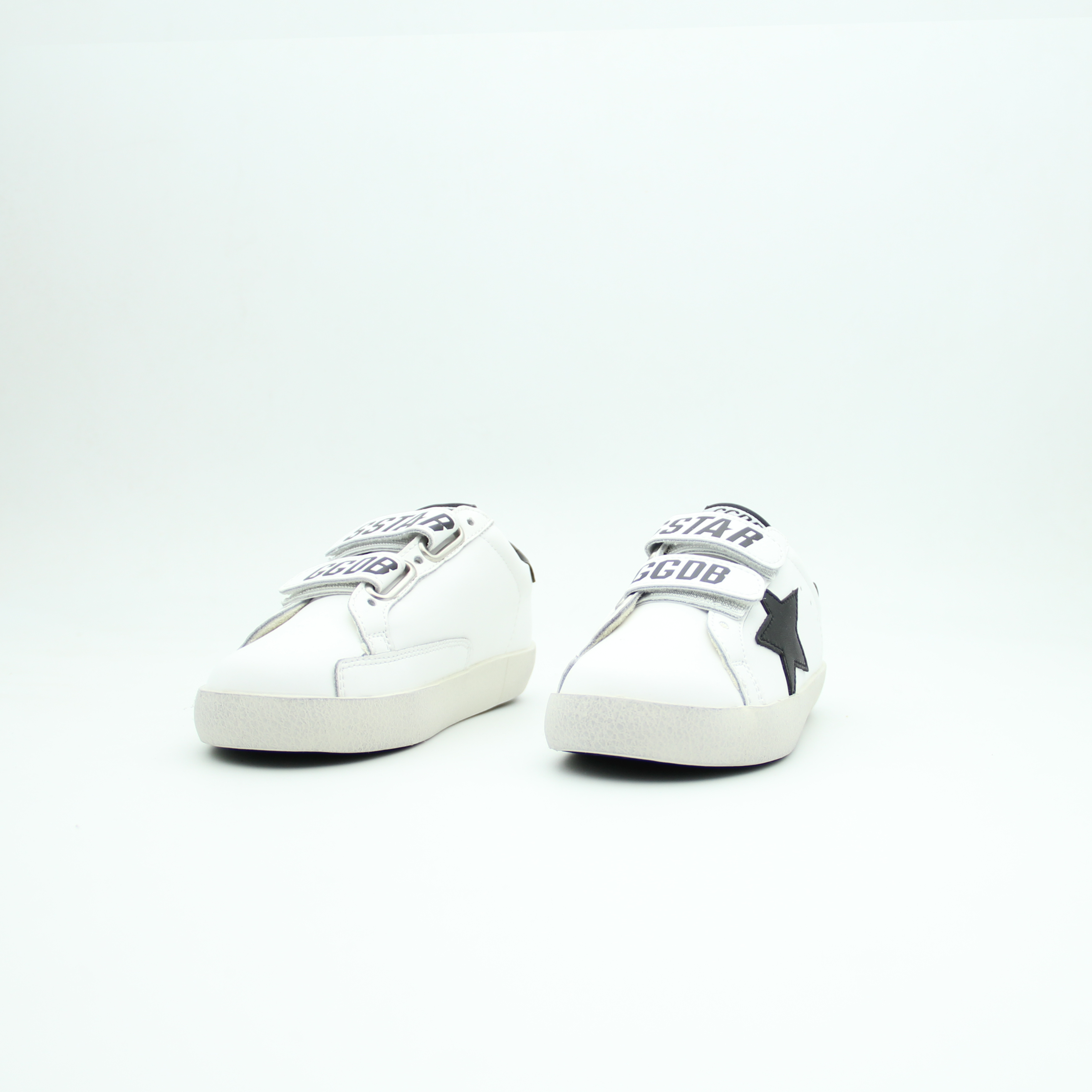 Kids Golden Goose Super Star (White*Black Star)