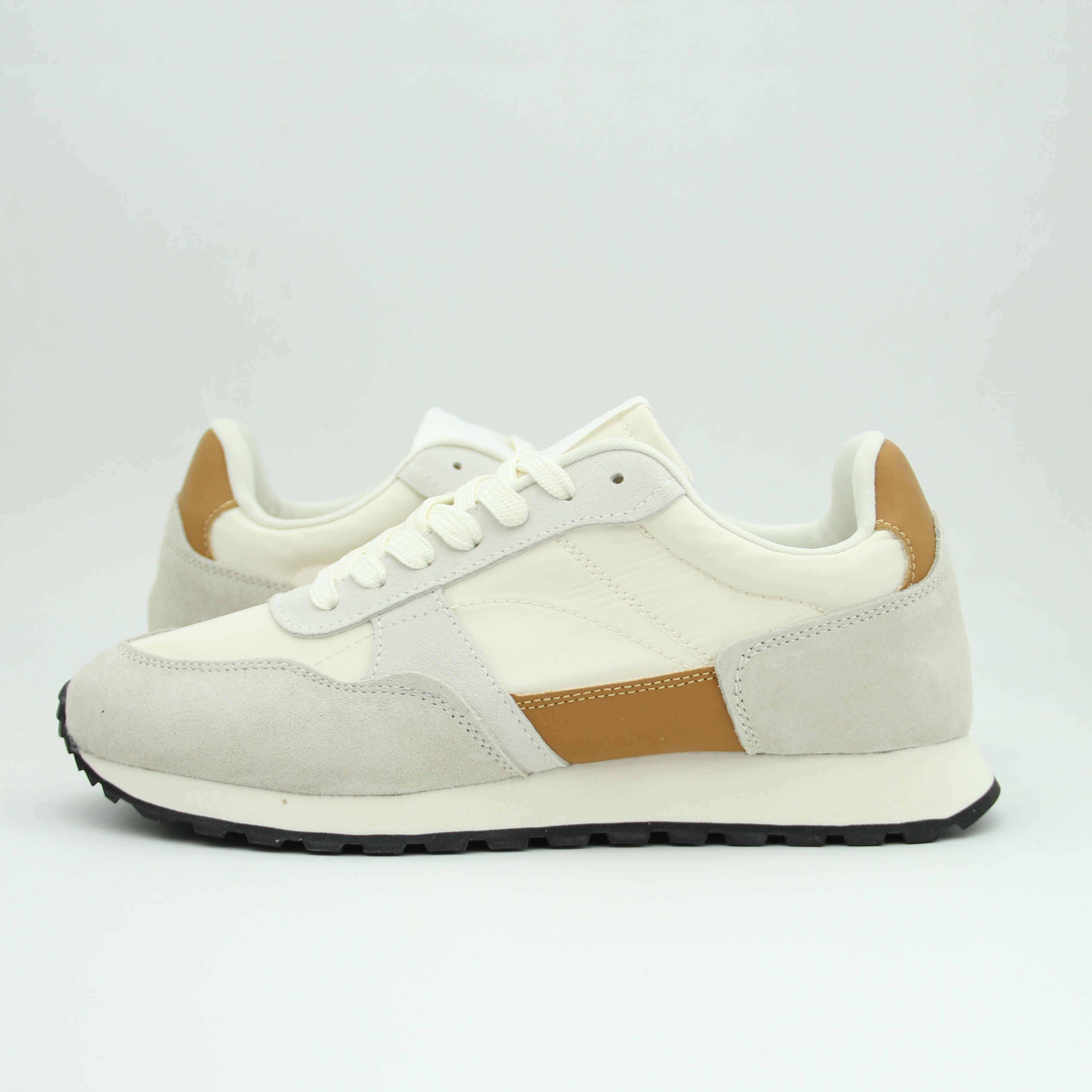 Men L-Spin Deluxe Retro (Beige*Café)