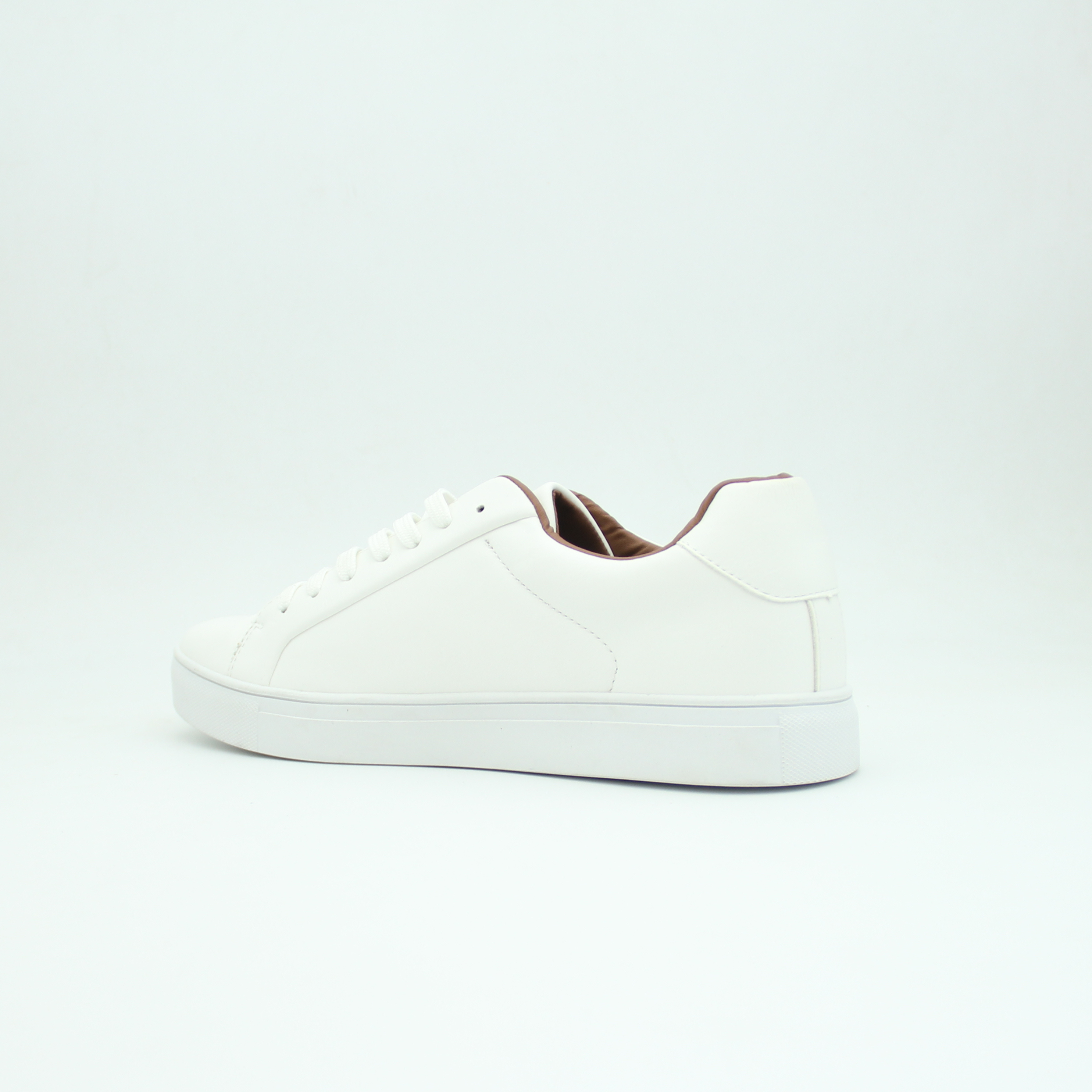 Men Flat Zara (White*Inside Brown)