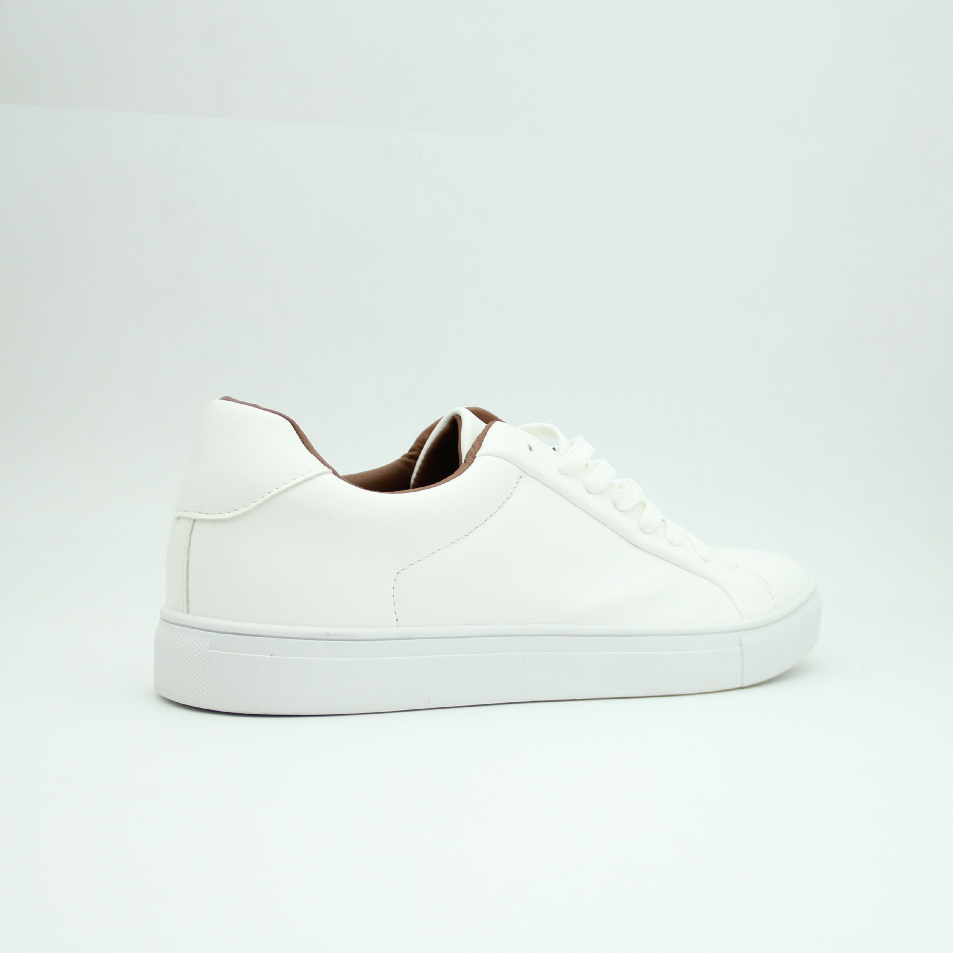 Men Flat Zara (White*Inside Brown)