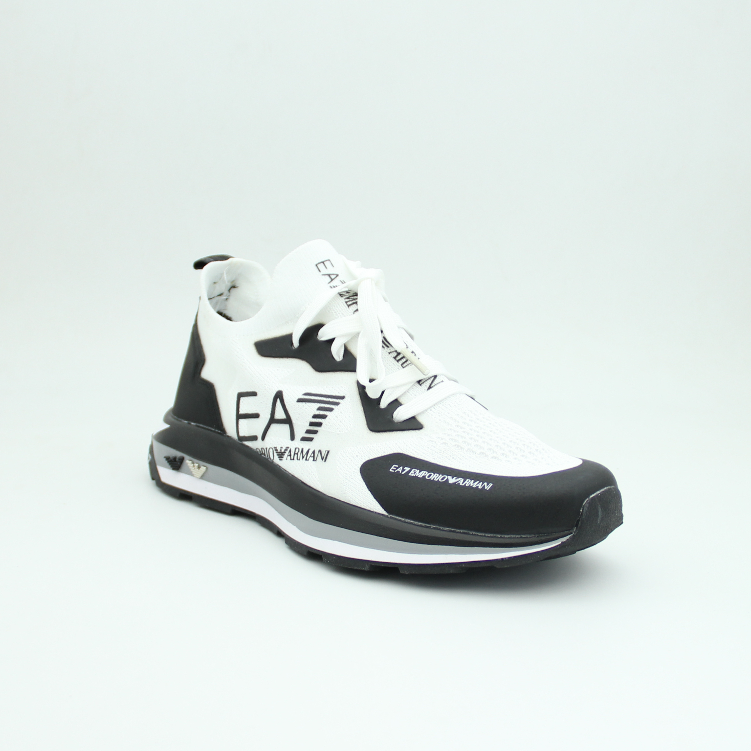 Men Emporio Sneakers (White*Black)