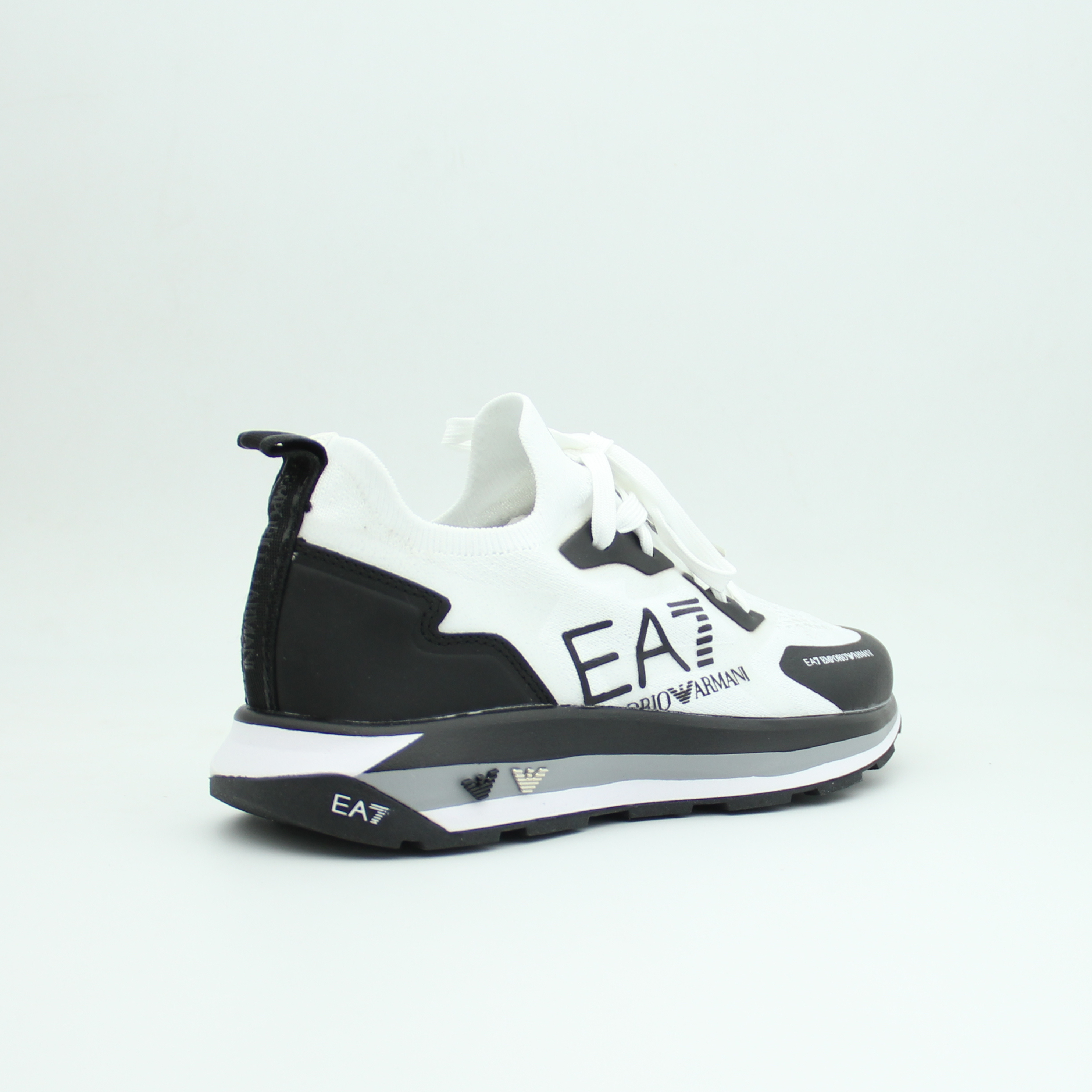 Men Emporio Sneakers (White*Black)