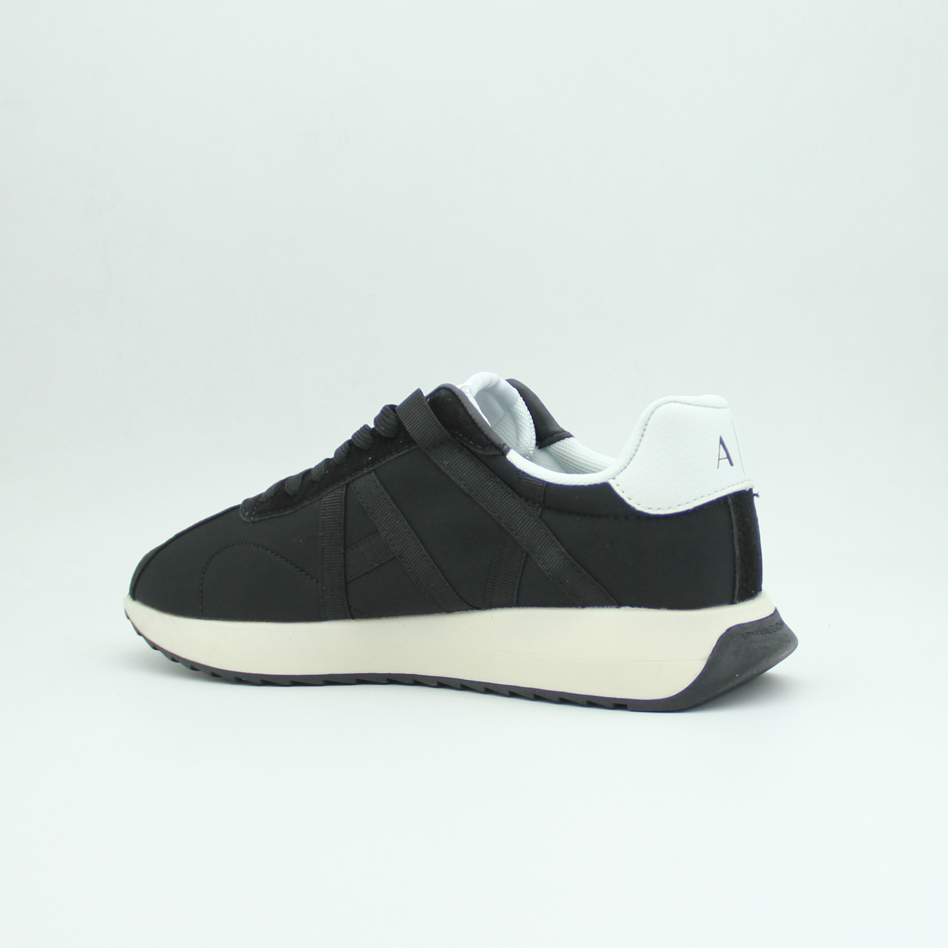 Men Armani Exchange Logo Sneaker (Black*White)