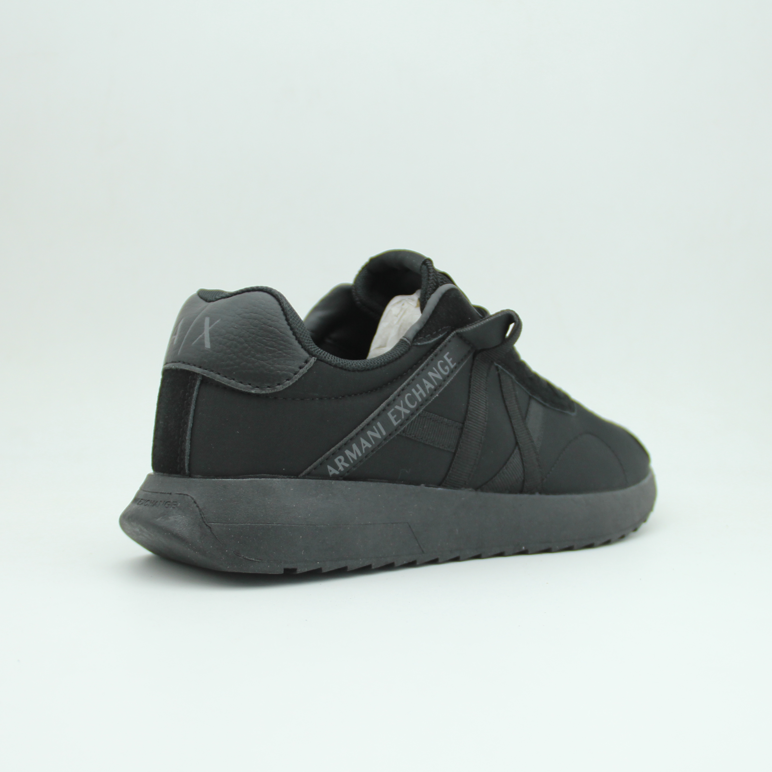 Men Armani Exchange Logo Sneaker (Full Black)