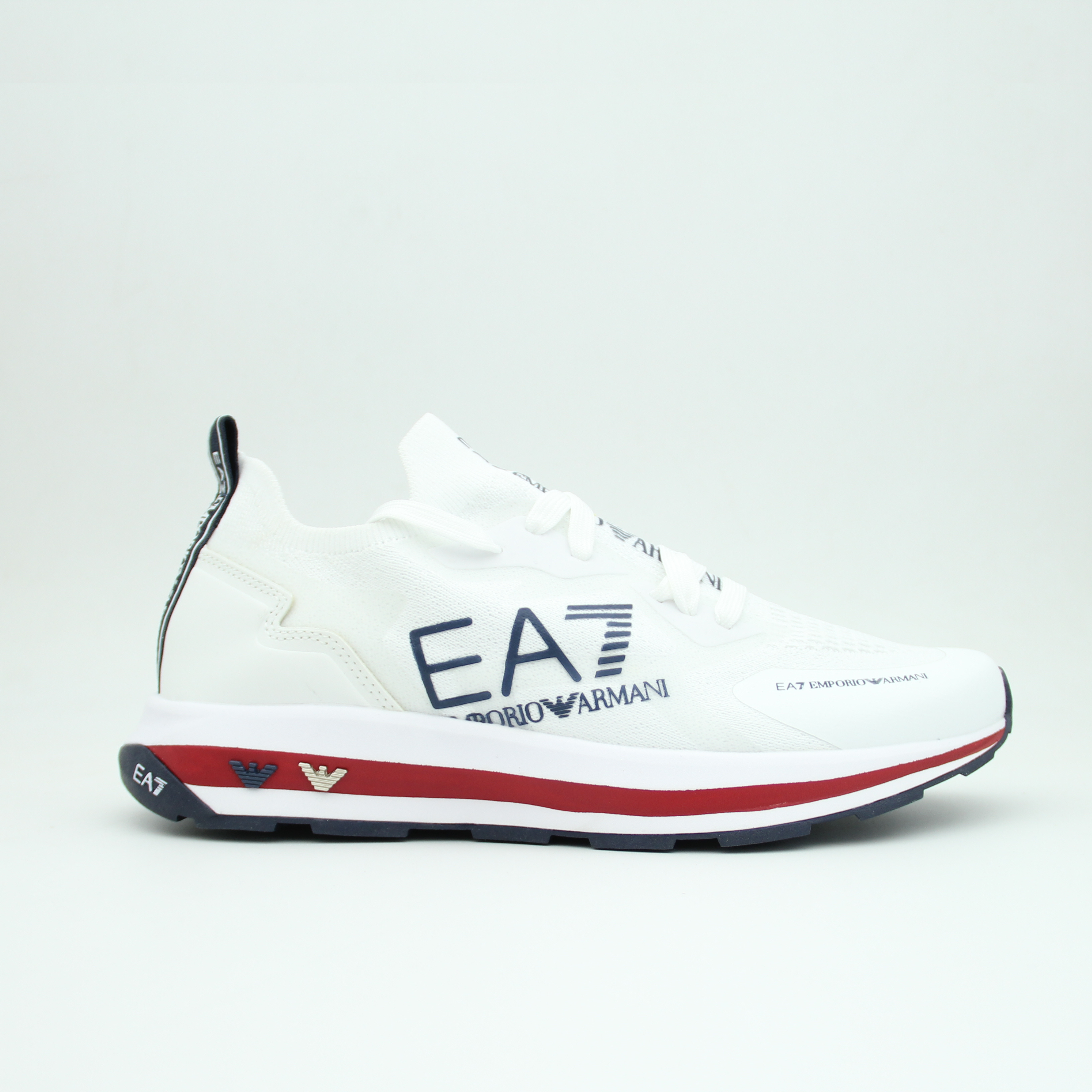 Men Emporio Sneakers (White*Red)
