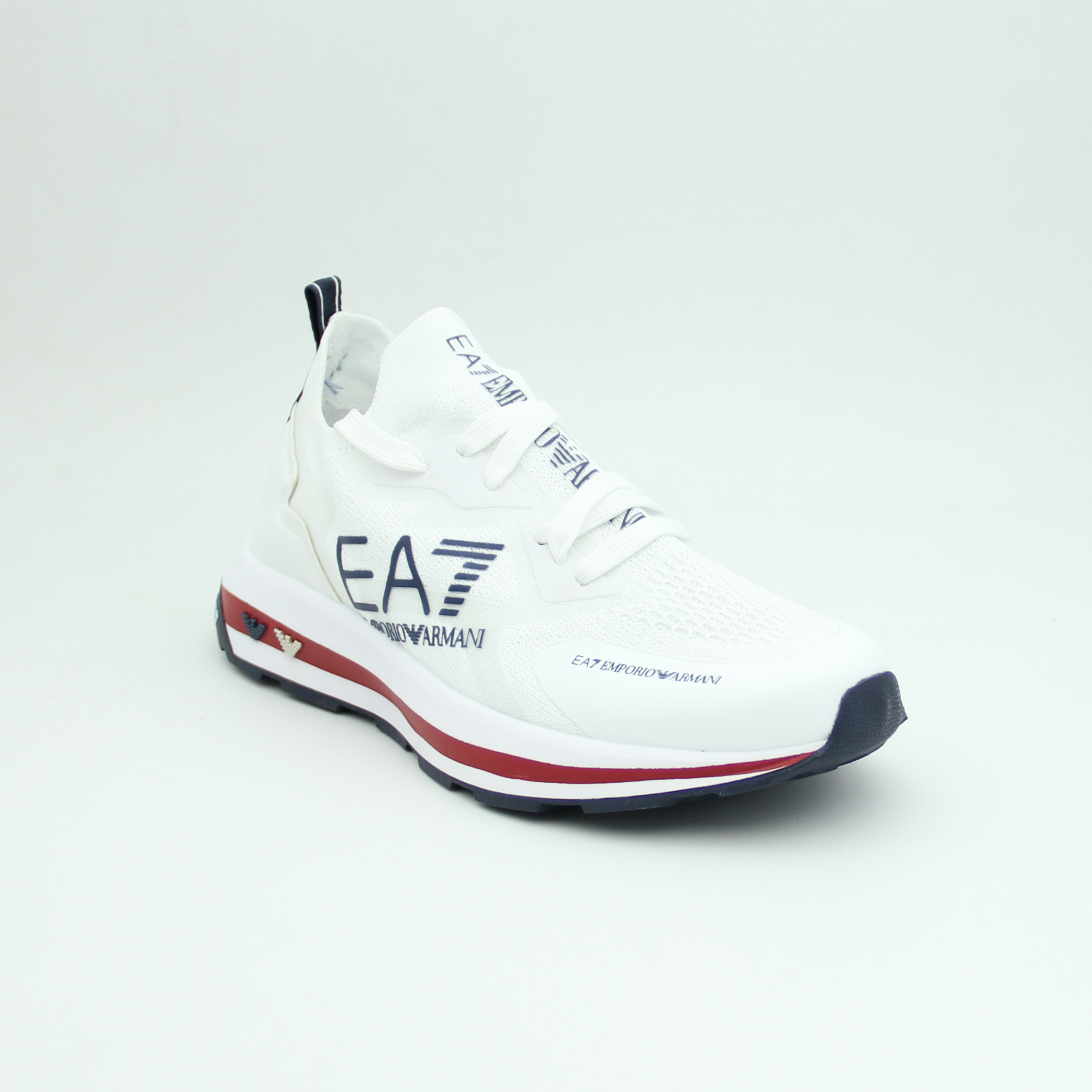 Men Emporio Sneakers (White*Red)