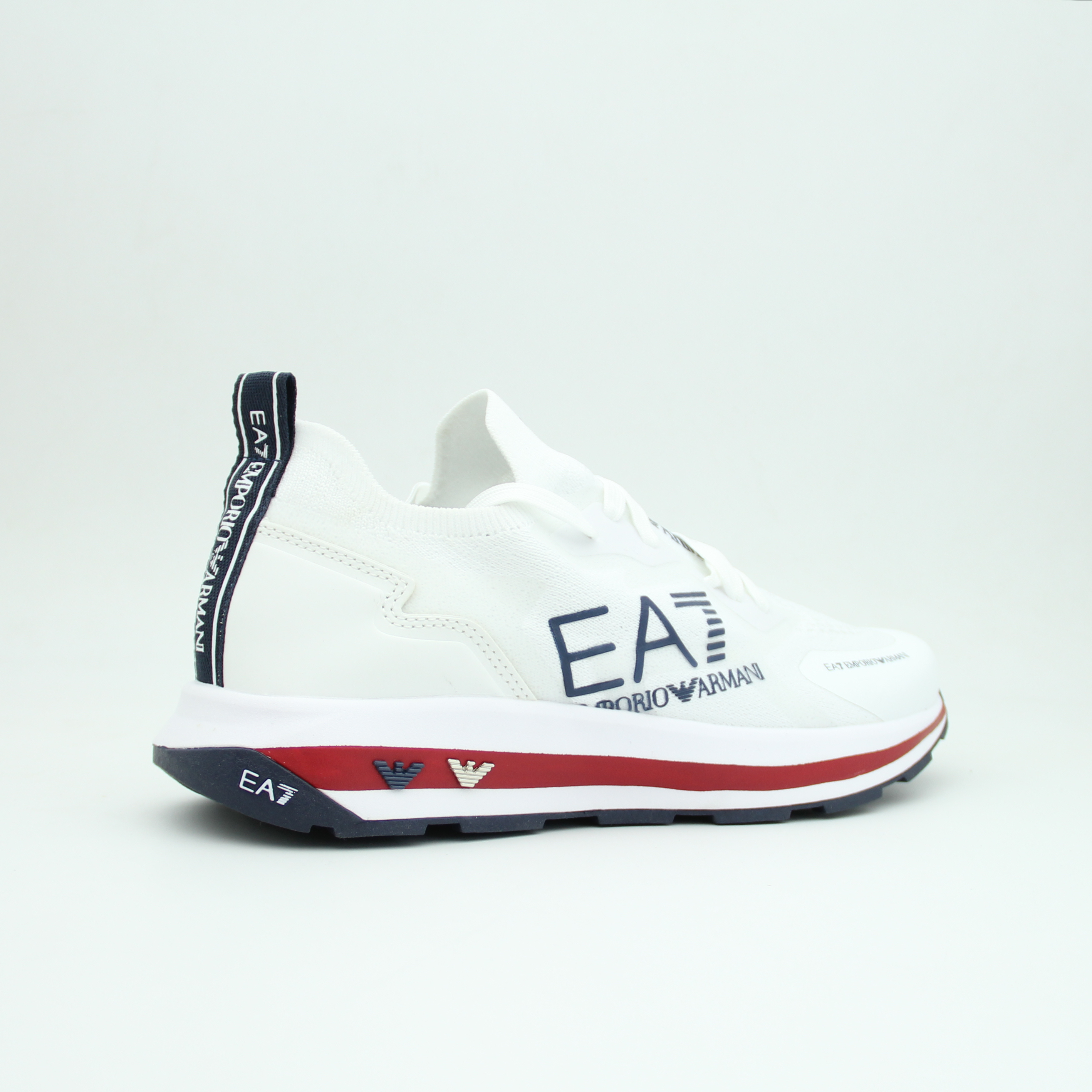 Men Emporio Sneakers (White*Red)