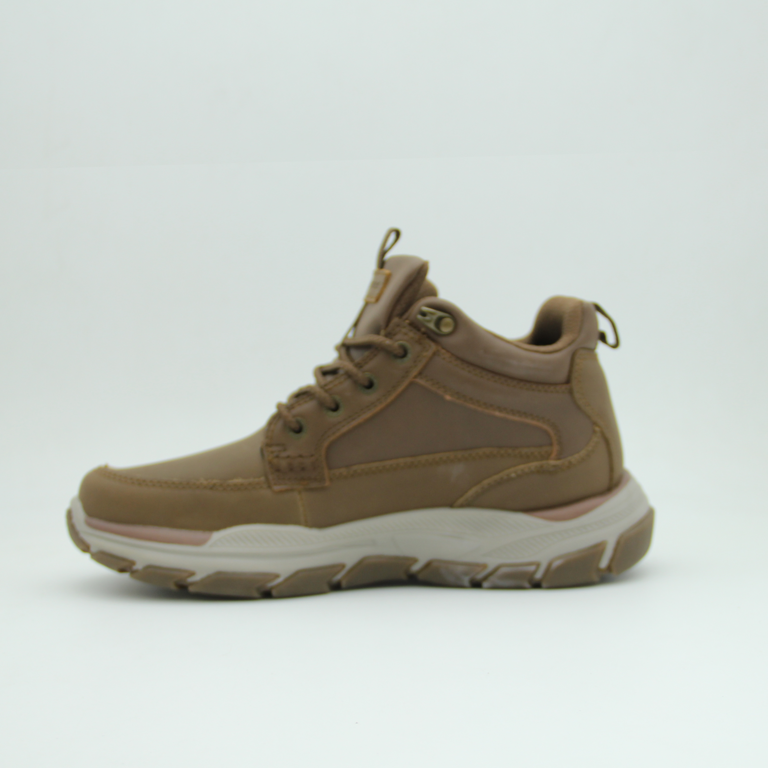 Men Skechers Goodyear Leather  Boot (Brown)