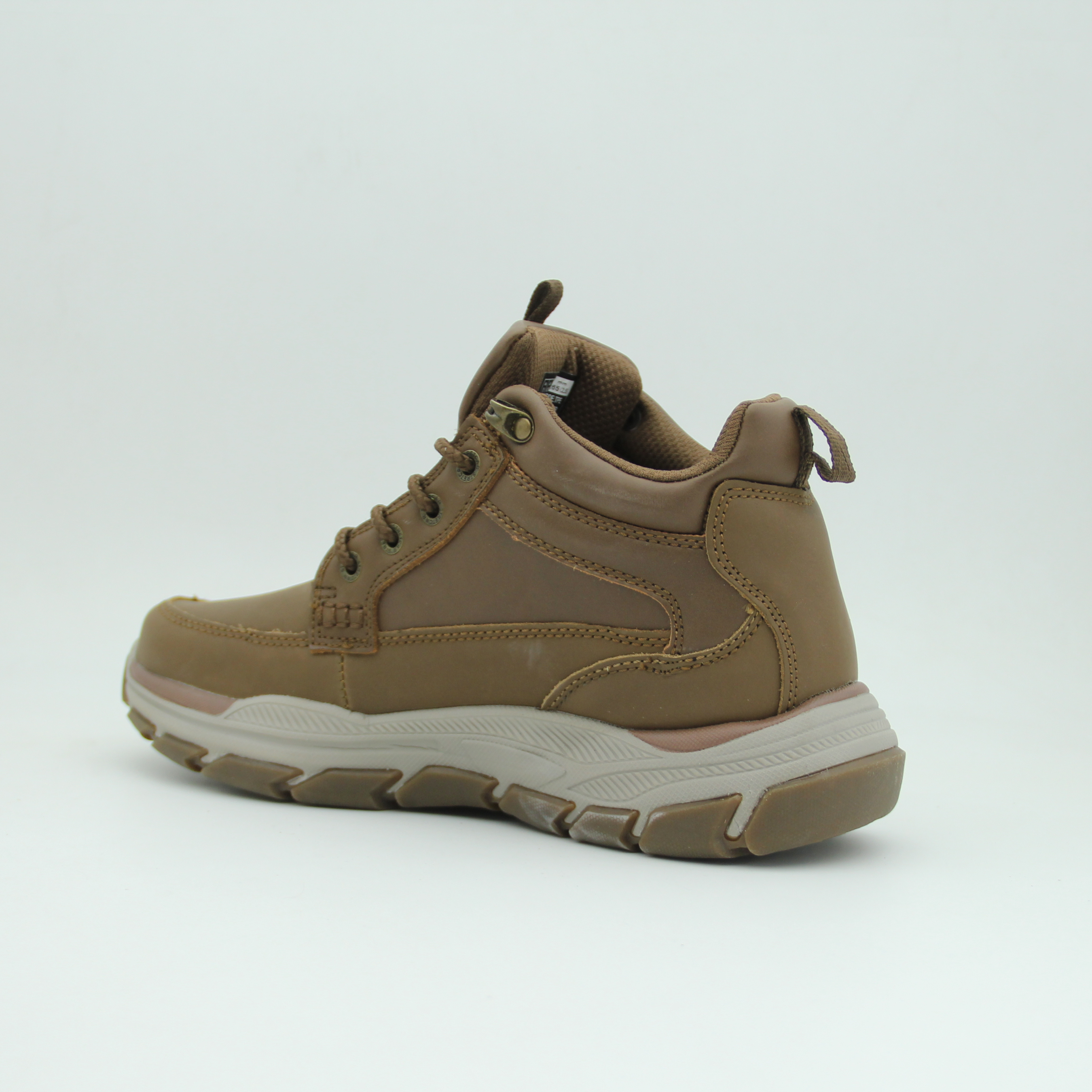Men Skechers Goodyear Leather  Boot (Brown)