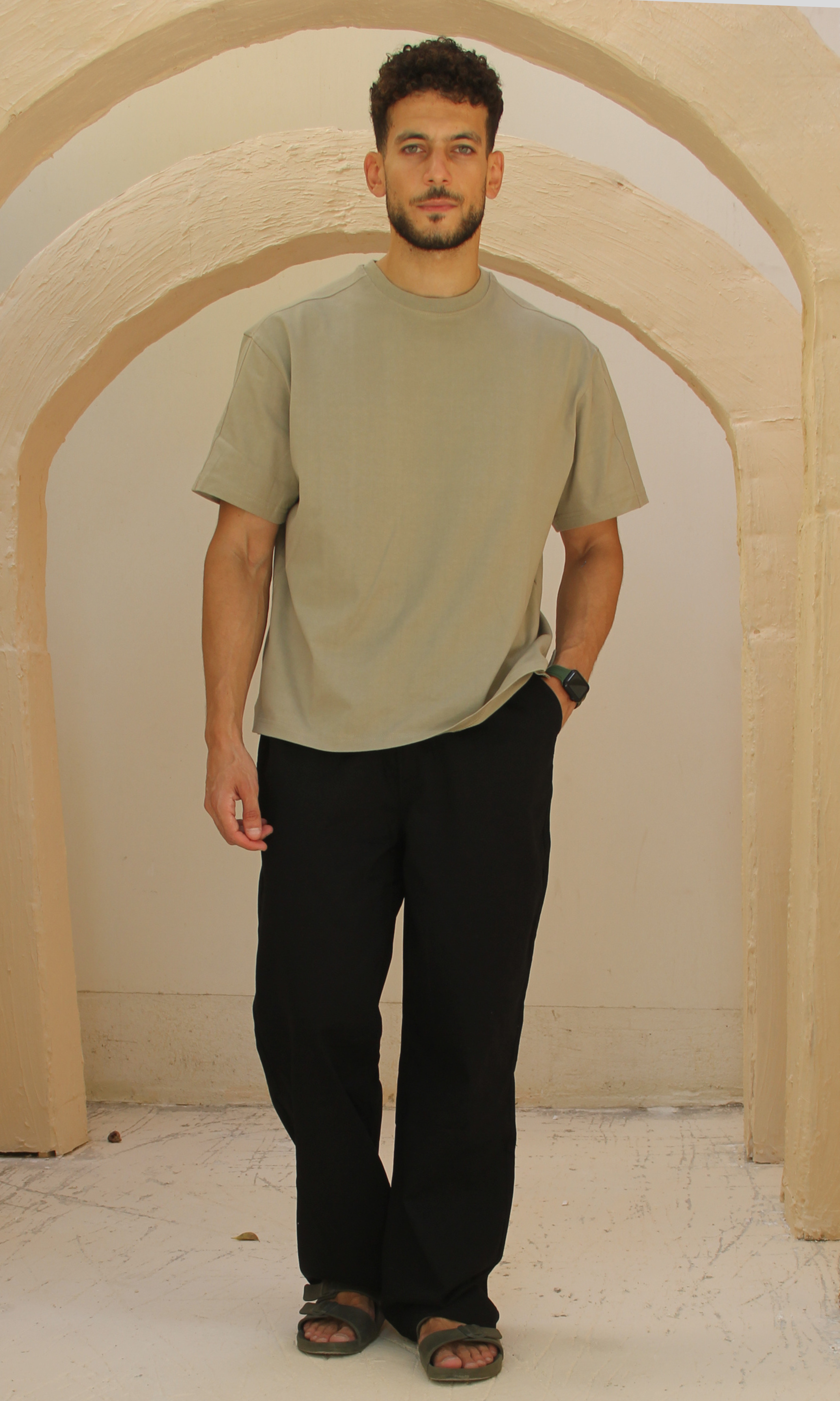 Original Men Oversized Cotton T-Shirt (Black)
