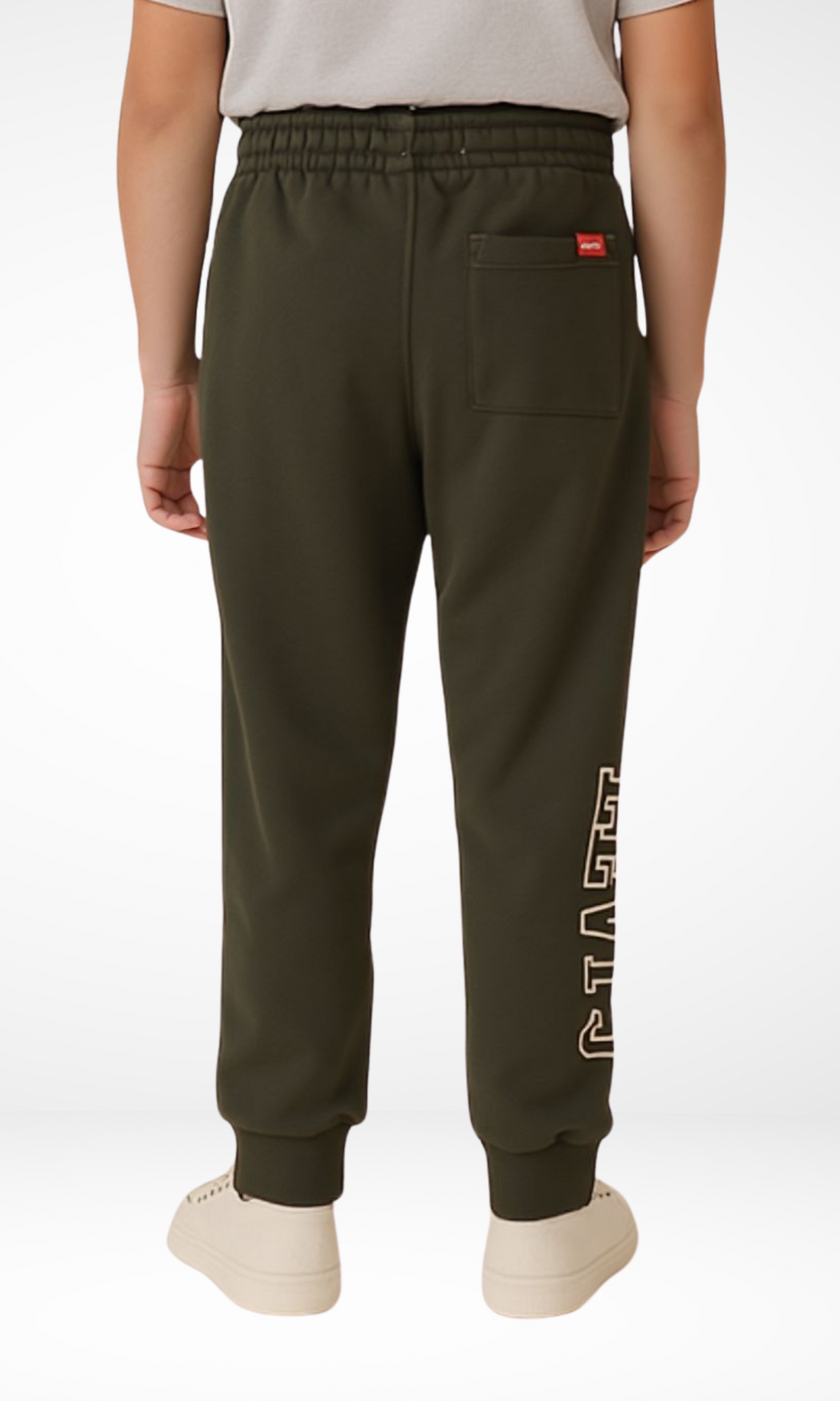 Kids Sweatpants Side Logo (Dark Grey)