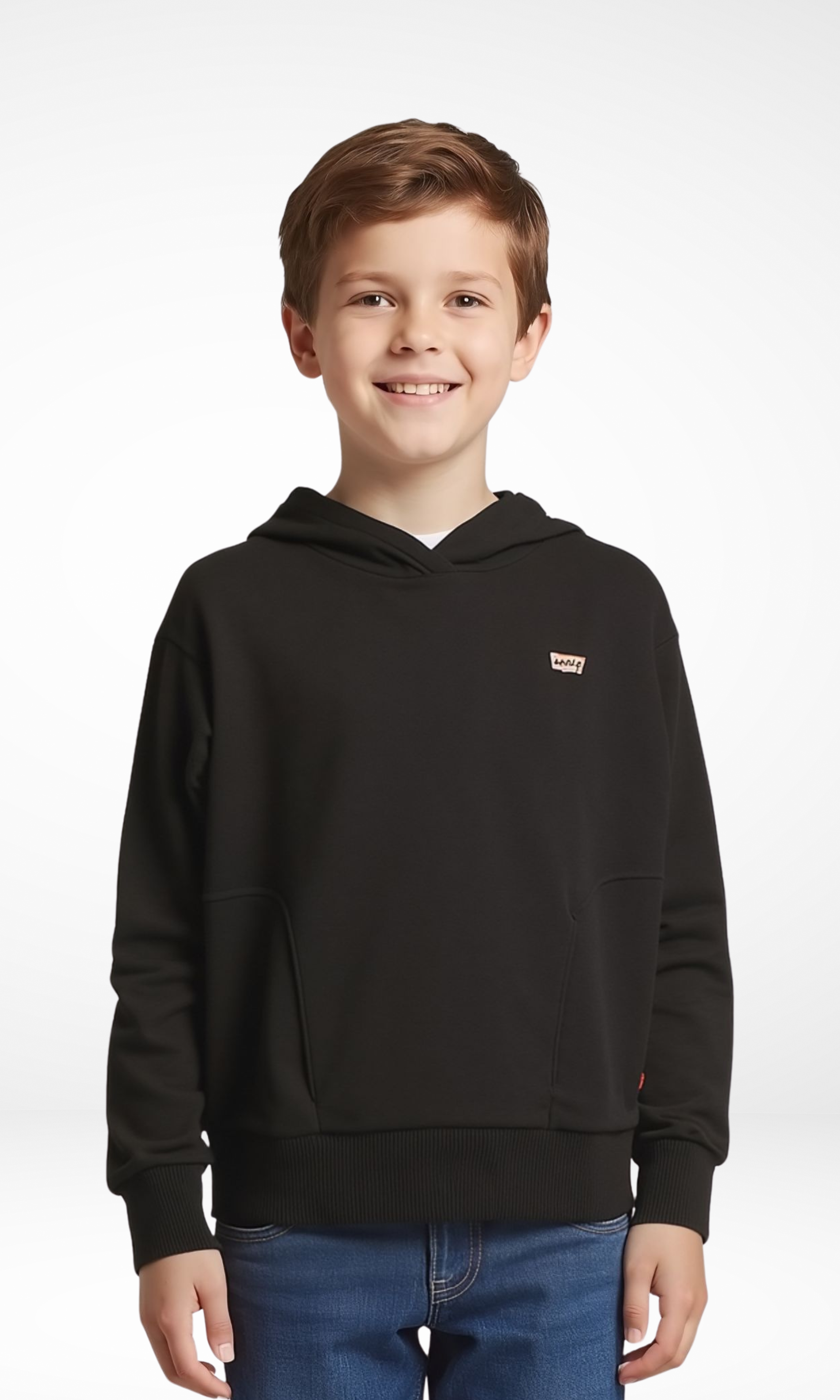 Kids Sporty Hoodie (Black)