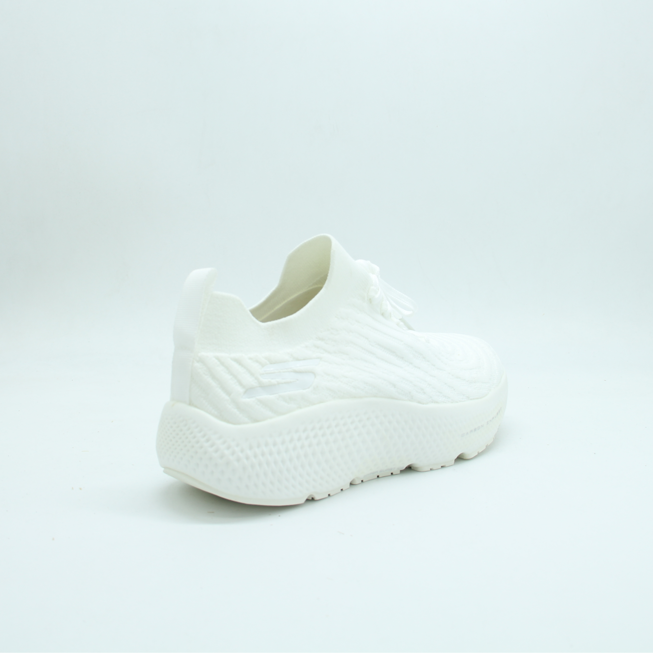 Skechers Lace Up Slip On Sneakers - Arch Fit (Full White)