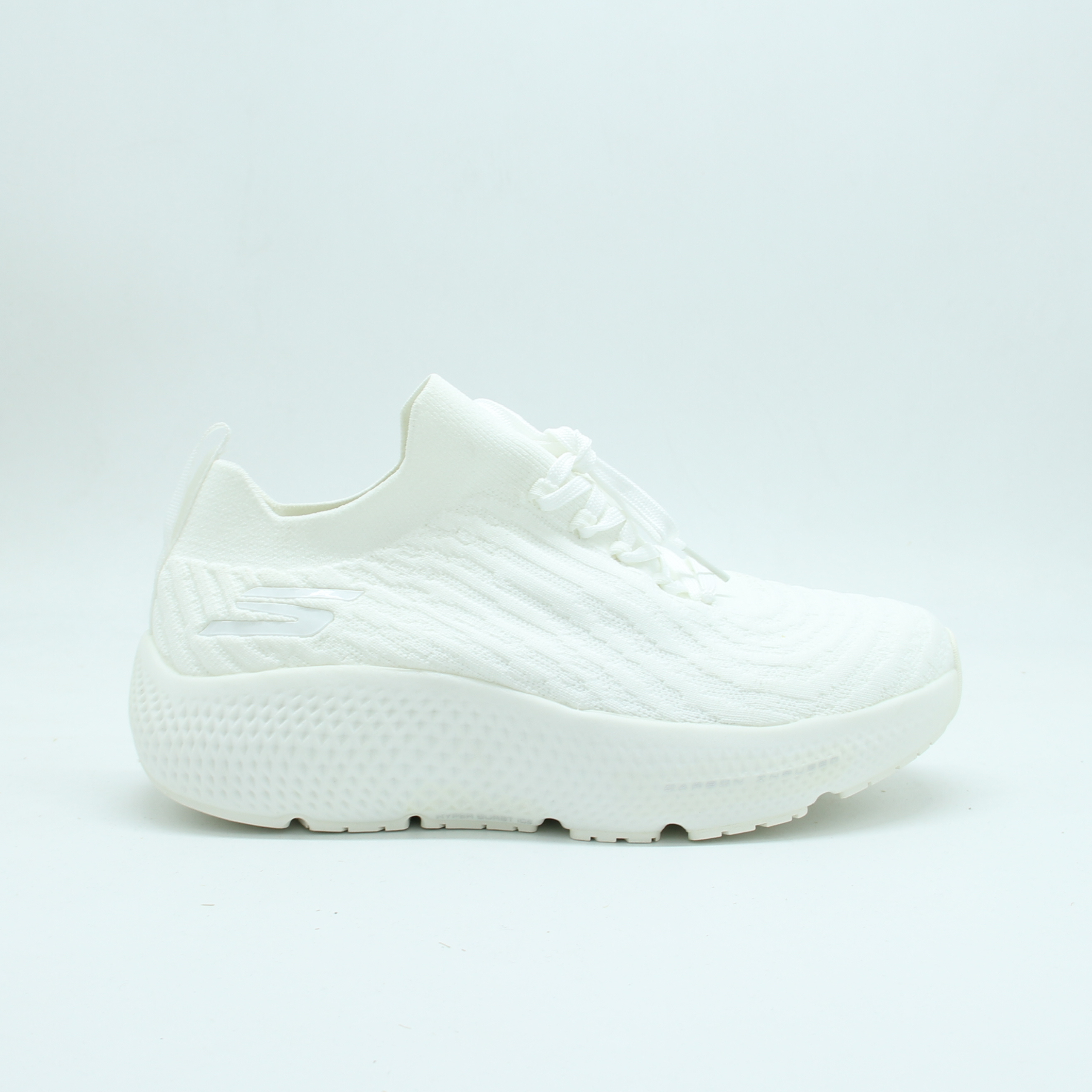 Skechers Lace Up Slip On Sneakers - Arch Fit (Full White)