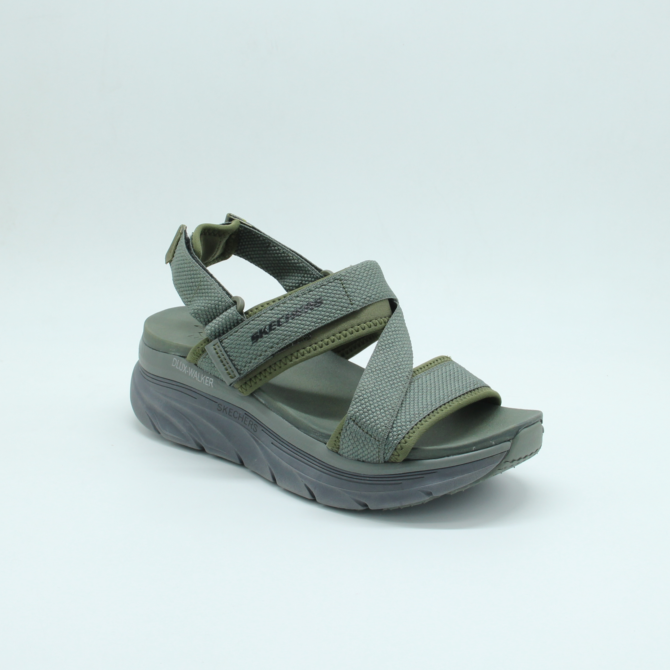 Men-Women Skechers Arch Fit Sandal (Oil Green)