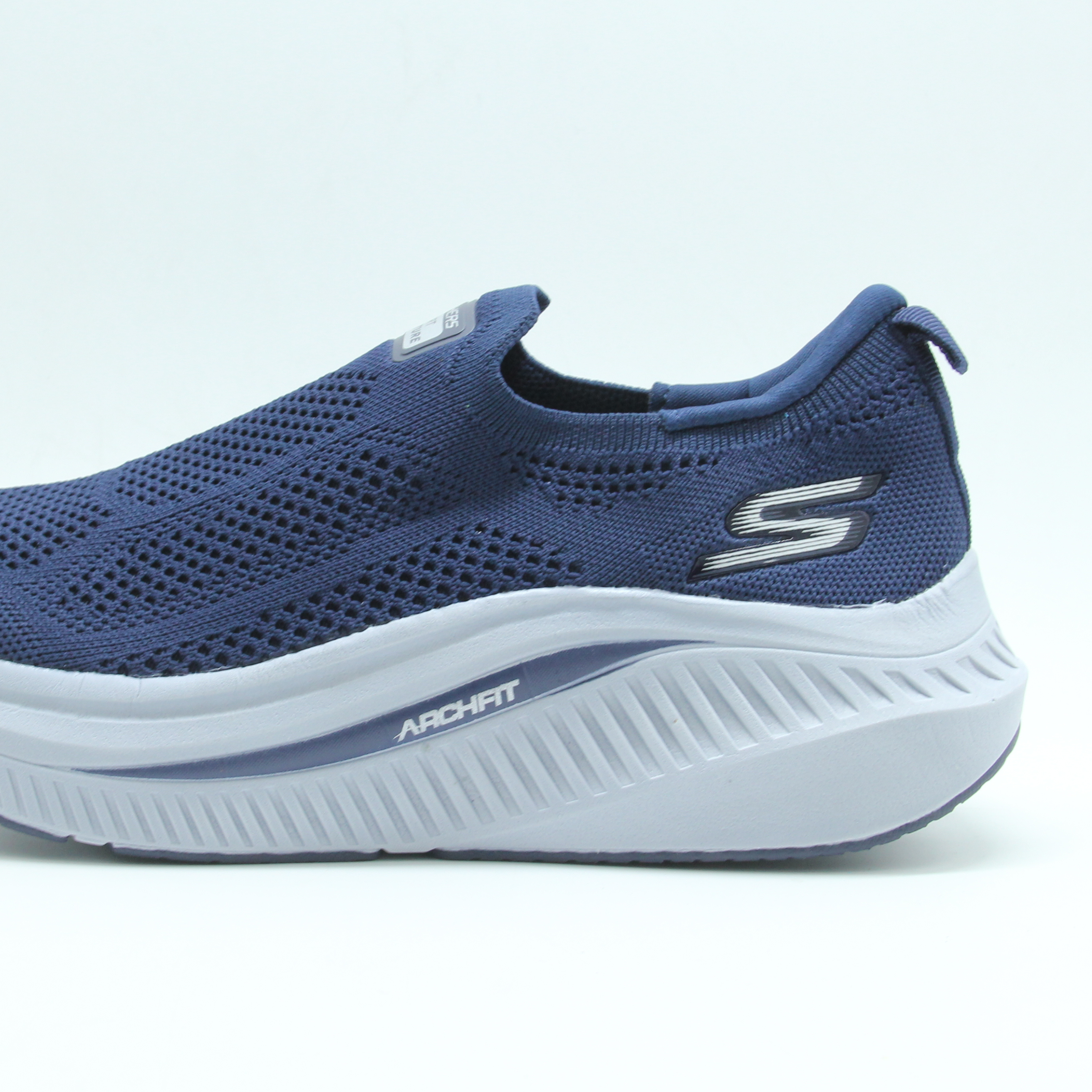 MEN SKETCHER Knit Mesh Arch Fit (Dark blue)