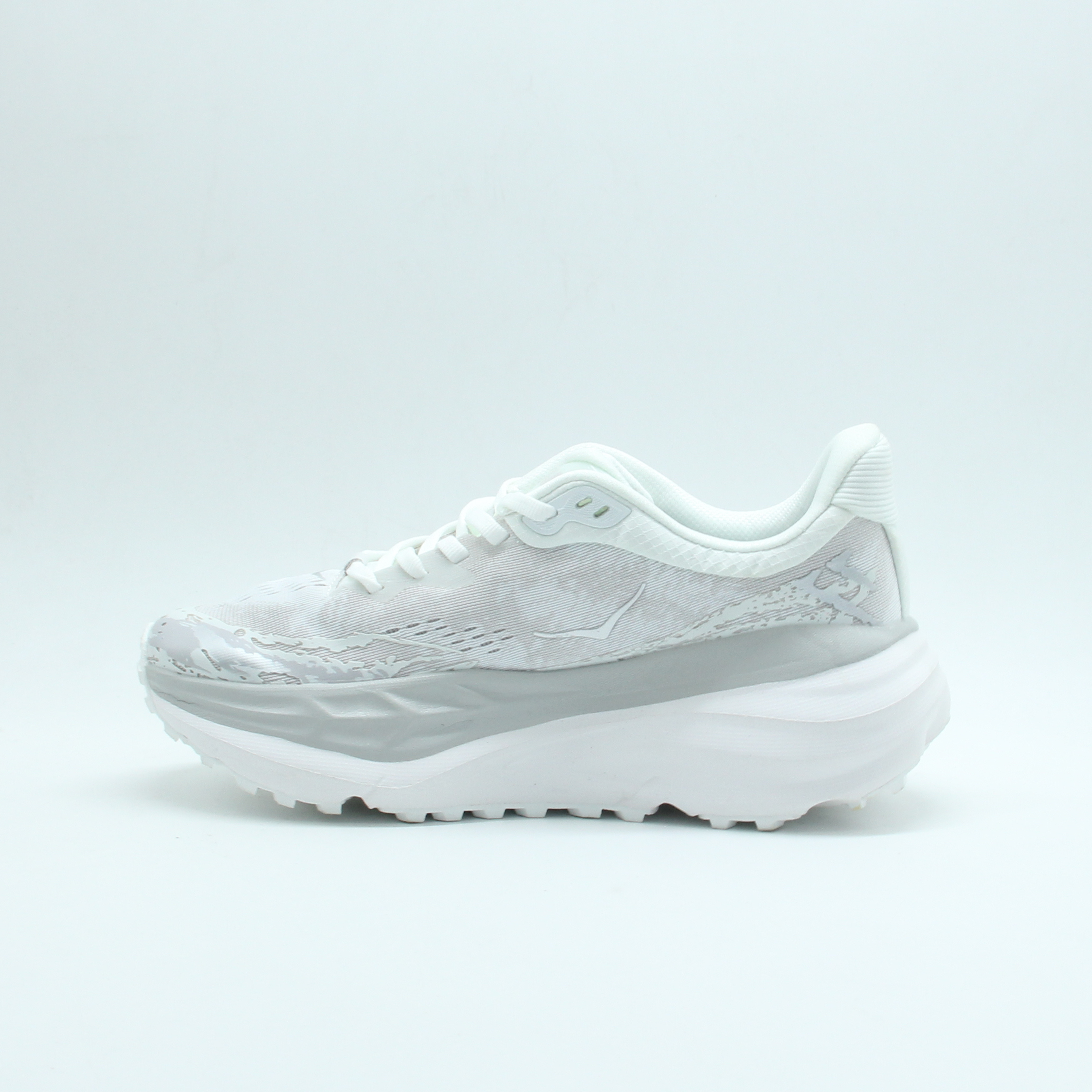 Men HOKA Stinson 7 Trail Running Shoe (White)