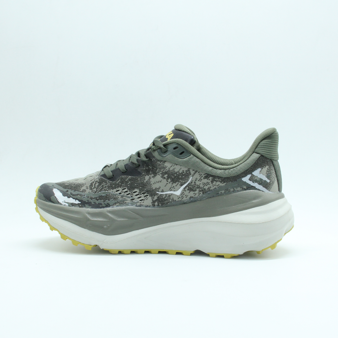 Men HOKA Stinson 7 Trail Running Shoe (Olive Haze)