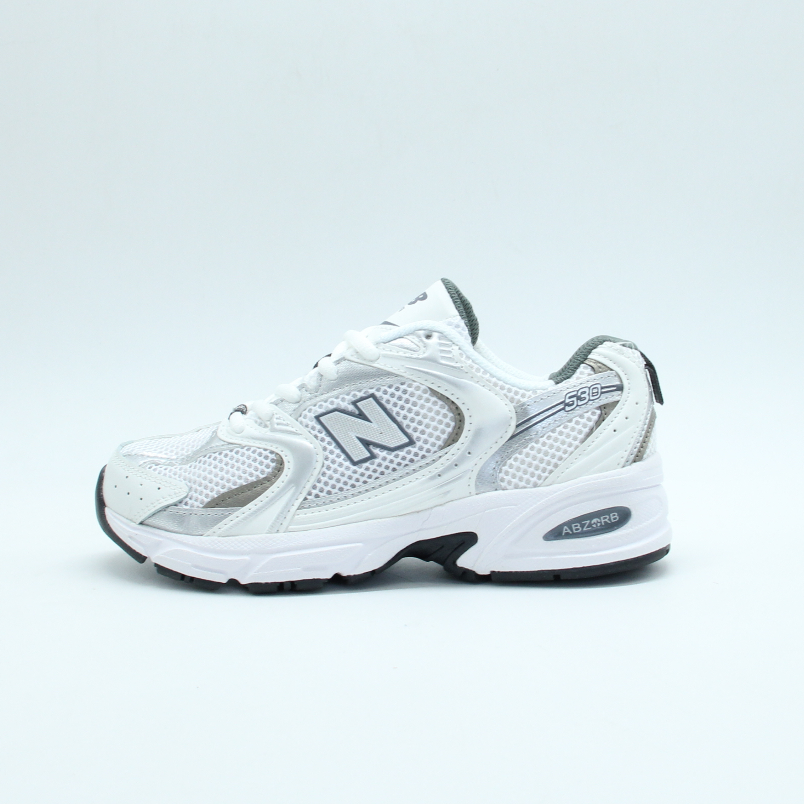 N.B 530 Inspired Lifestyle Sneaker (White*Oil Green)