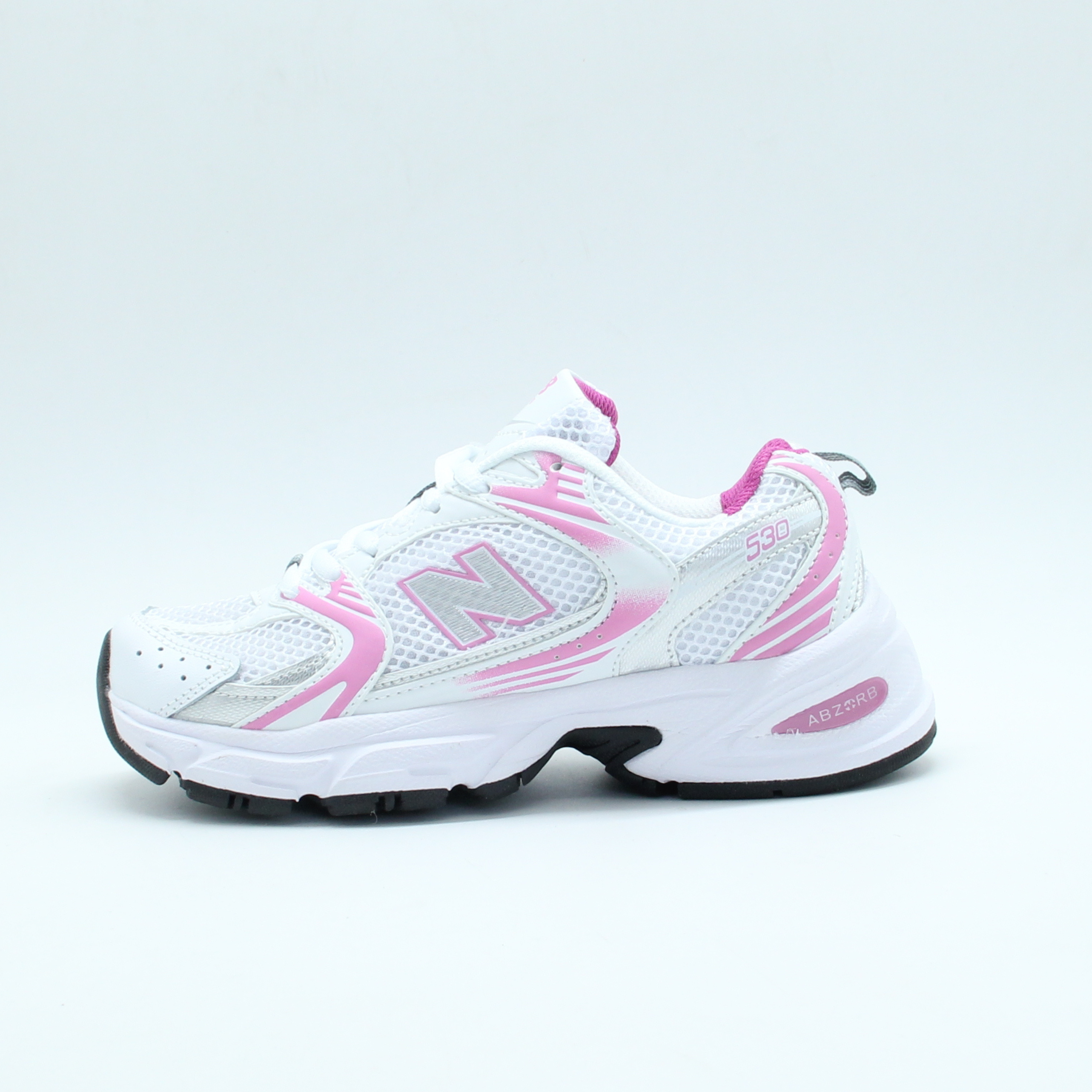 N.B 530 Inspired Lifestyle Sneaker (Hot Pink*White)
